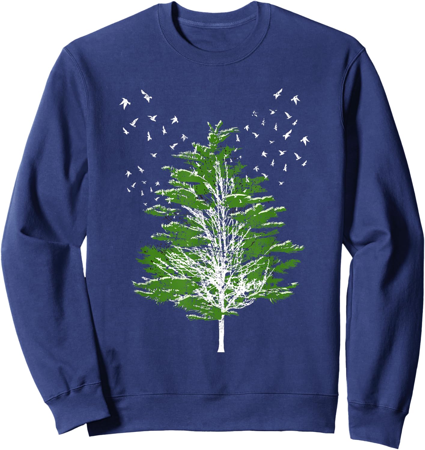 Outdoors Nature Birds Wildlife Trees Forest Sweatshirt - Sweatshirt | Navy