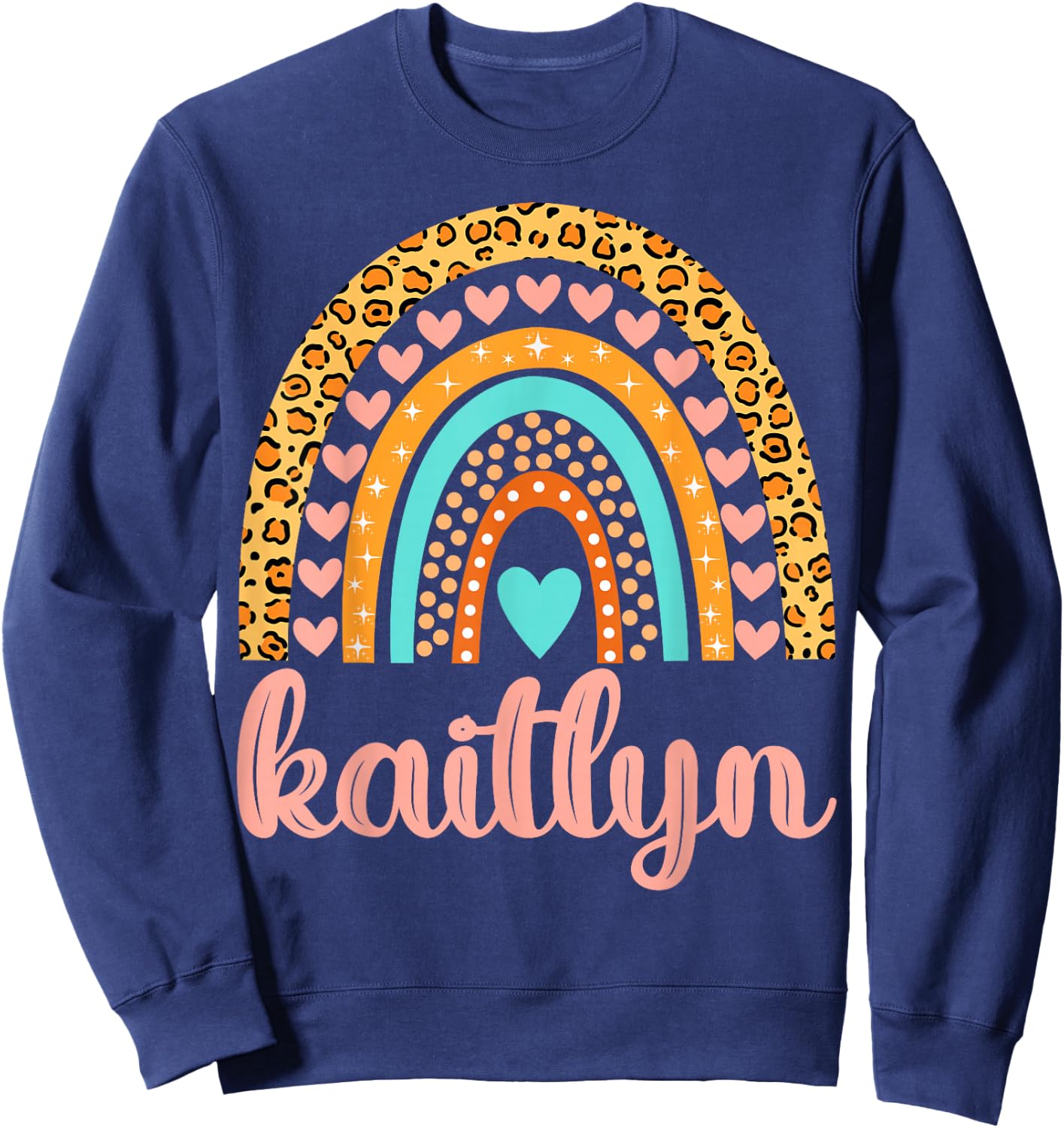 Kaitlyn Kaitlyn Name Birthday Shirt Gift Sweatshirt - Sweatshirt | Navy