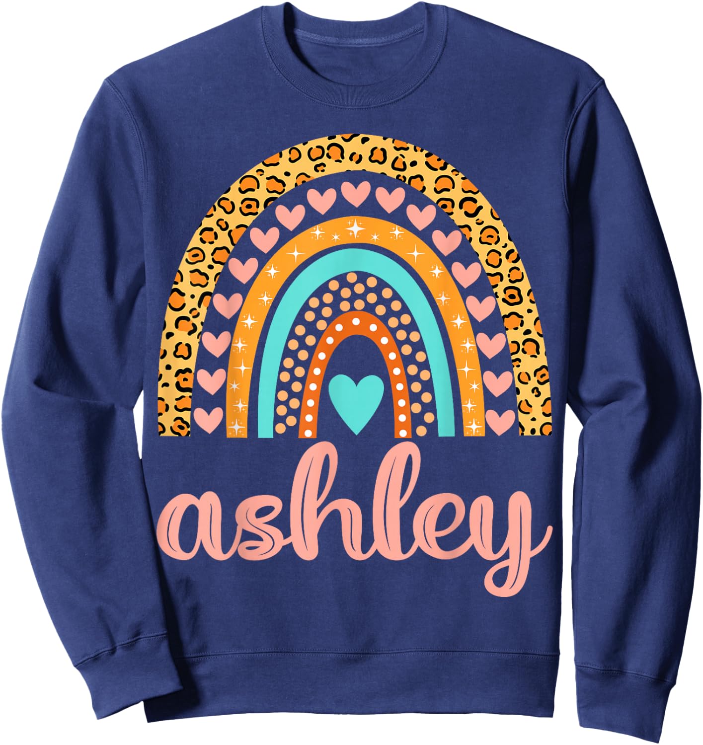 Ashley Ashley Name Birthday Shirt Gift Sweatshirt - Sweatshirt | Navy