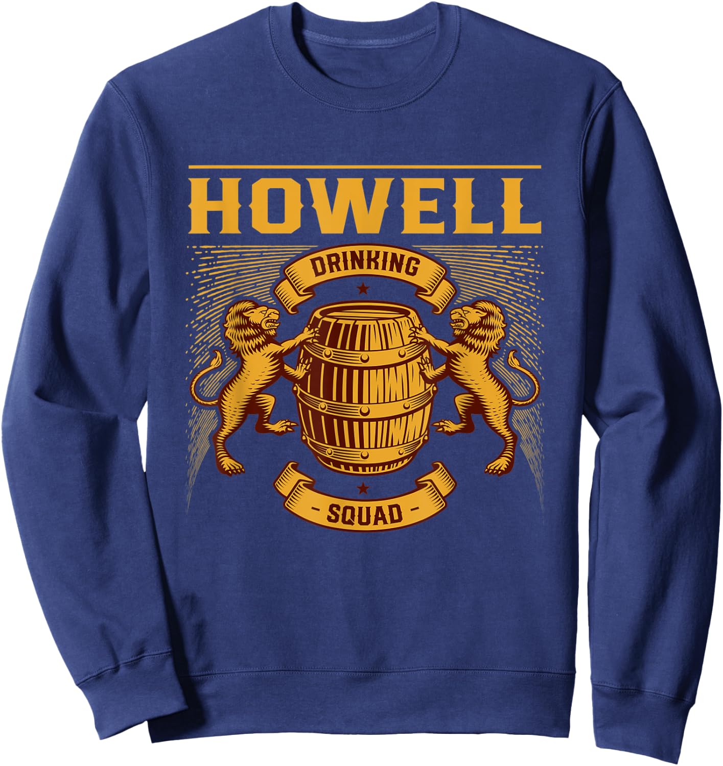 Howell Drinking Squad Michigan Homebrewing MI Brewery Sweatshirt - Sweatshirt | Navy