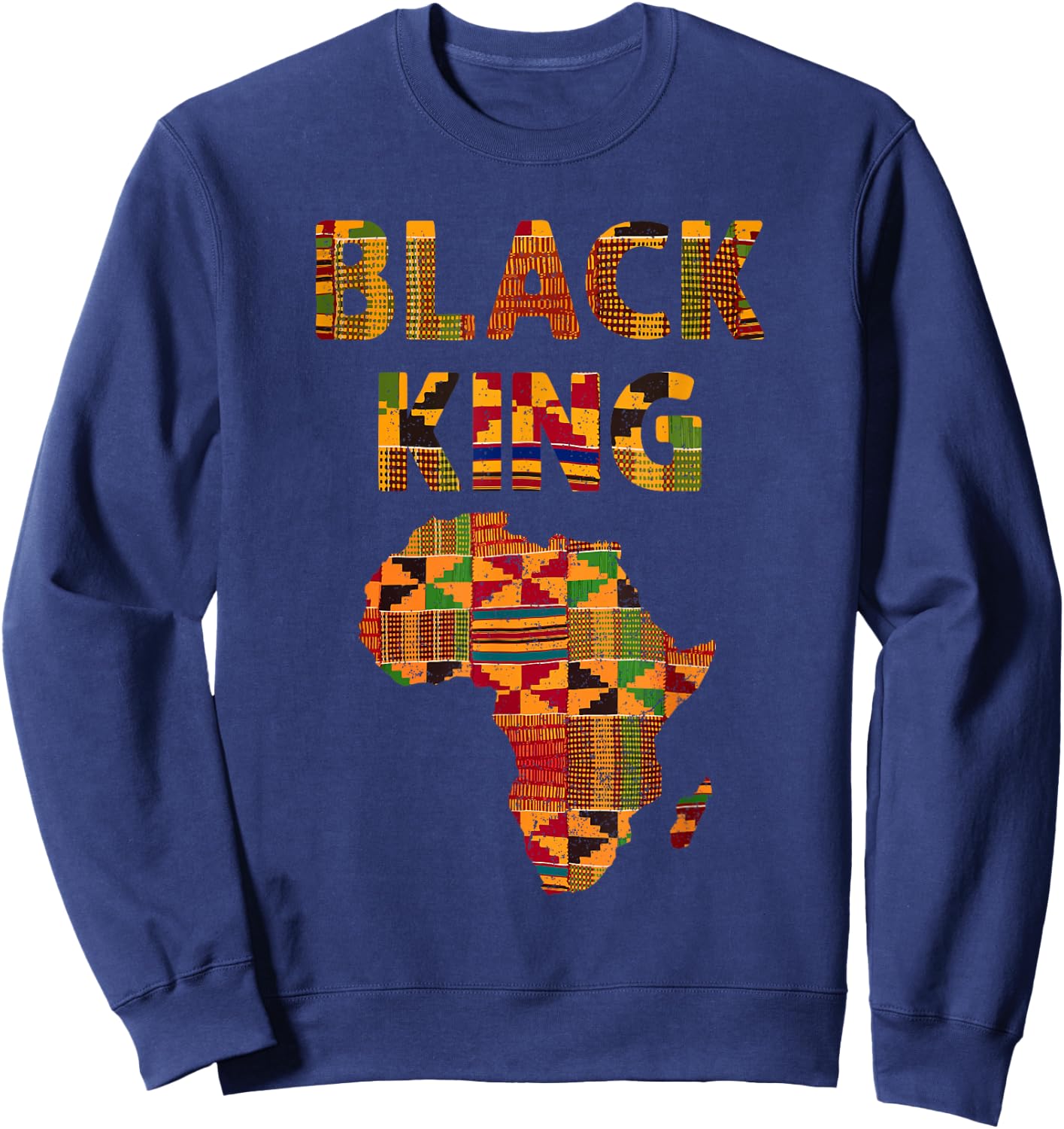 Cool Africa Continent Art Women African Map Lovers Sweatshirt - Sweatshirt | Navy