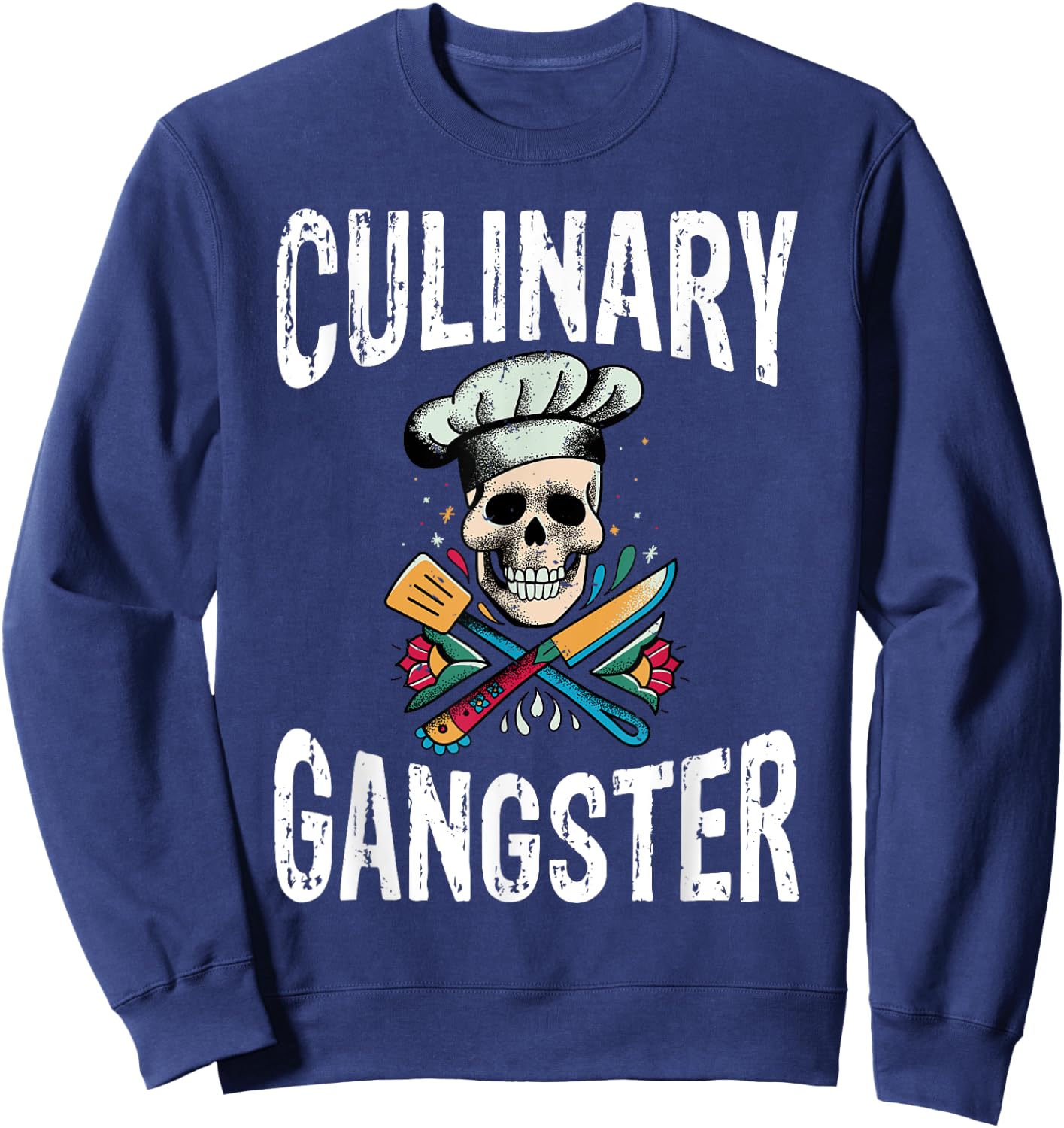 Culinary Gangster Kitchen Culinary Cook Sweatshirt - Sweatshirt | Navy