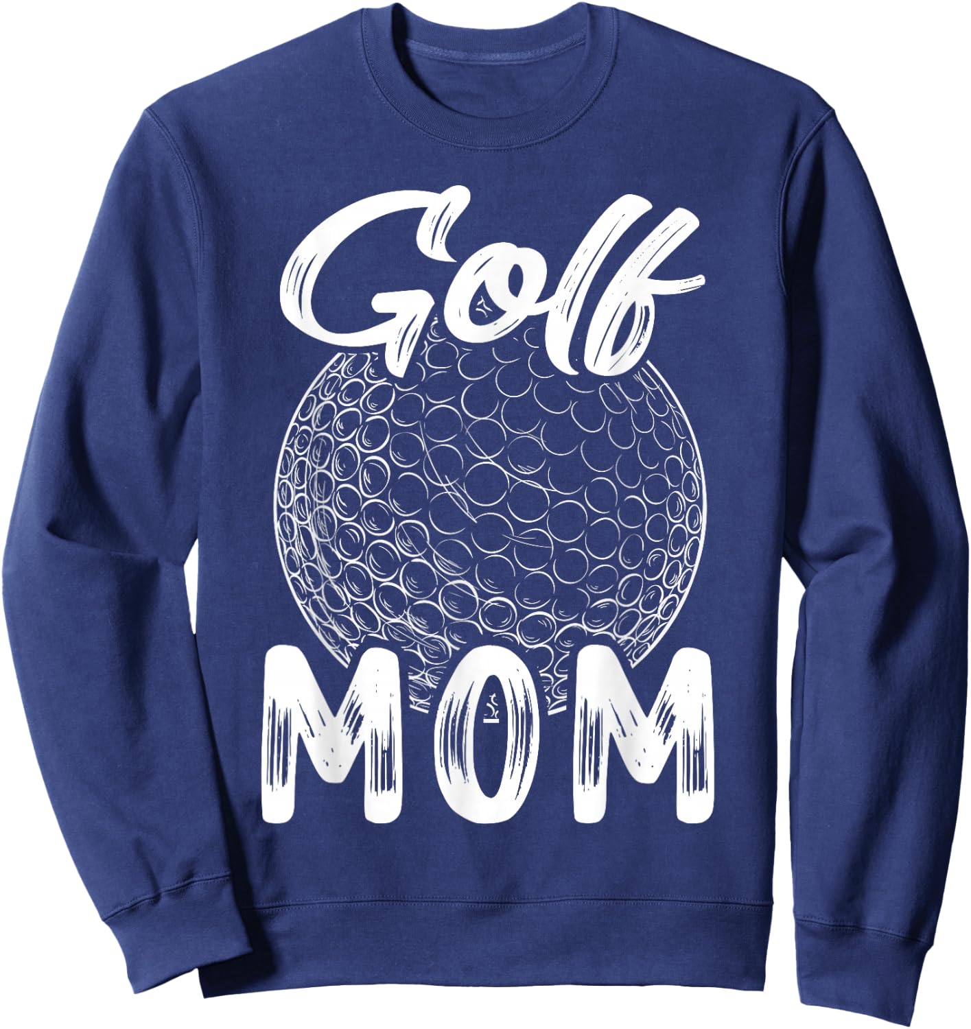 Golf Mom Women Golfer Golf Ball Player Family Matching Set Sweatshirt - Sweatshirt | Navy