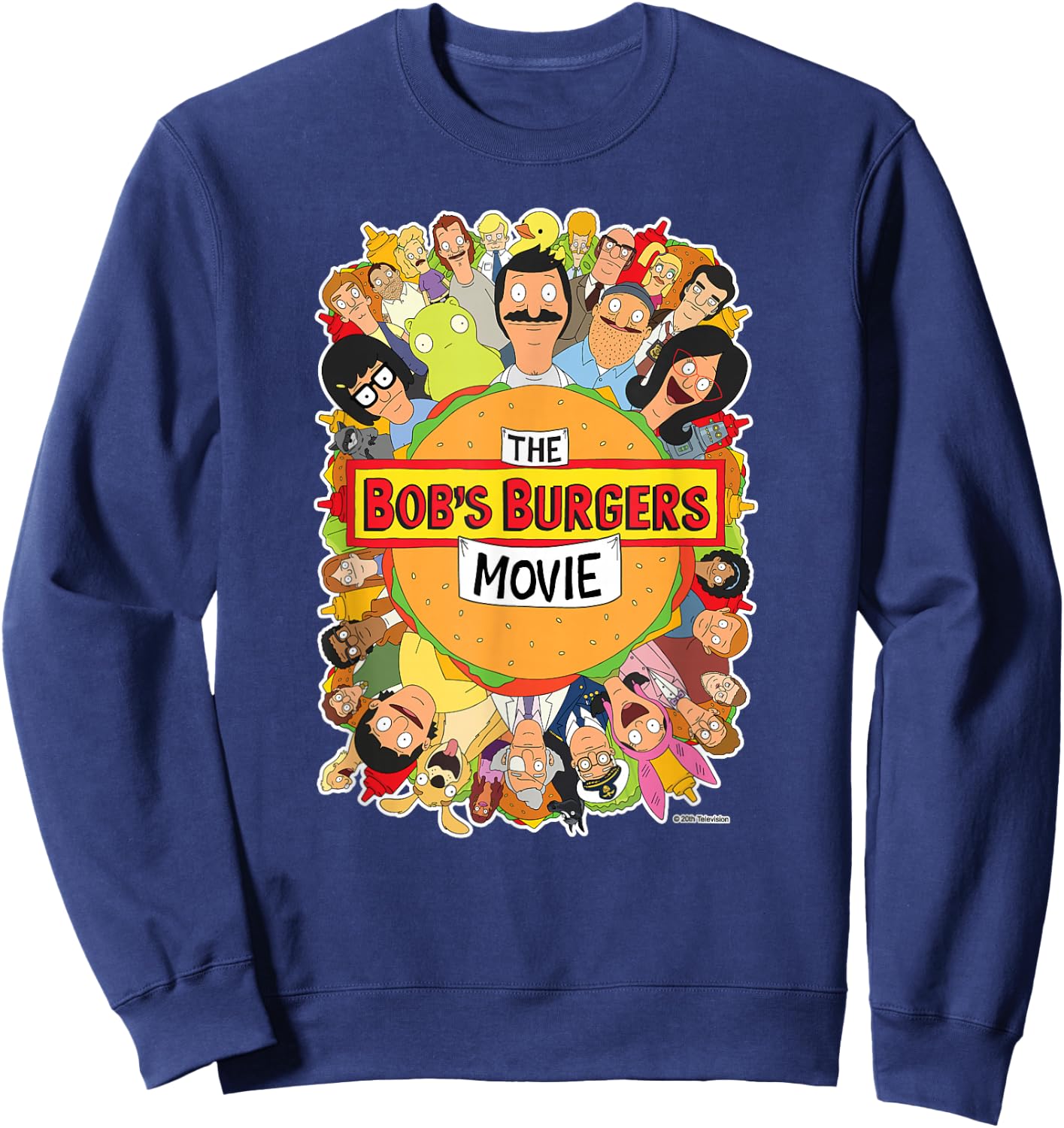The Bob’s Burgers Movie Poster Sweatshirt - Sweatshirt | Navy