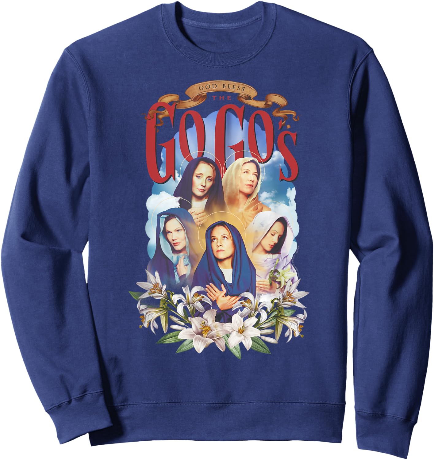 The Go-Go's - God Bless Sweatshirt - Sweatshirt | Navy