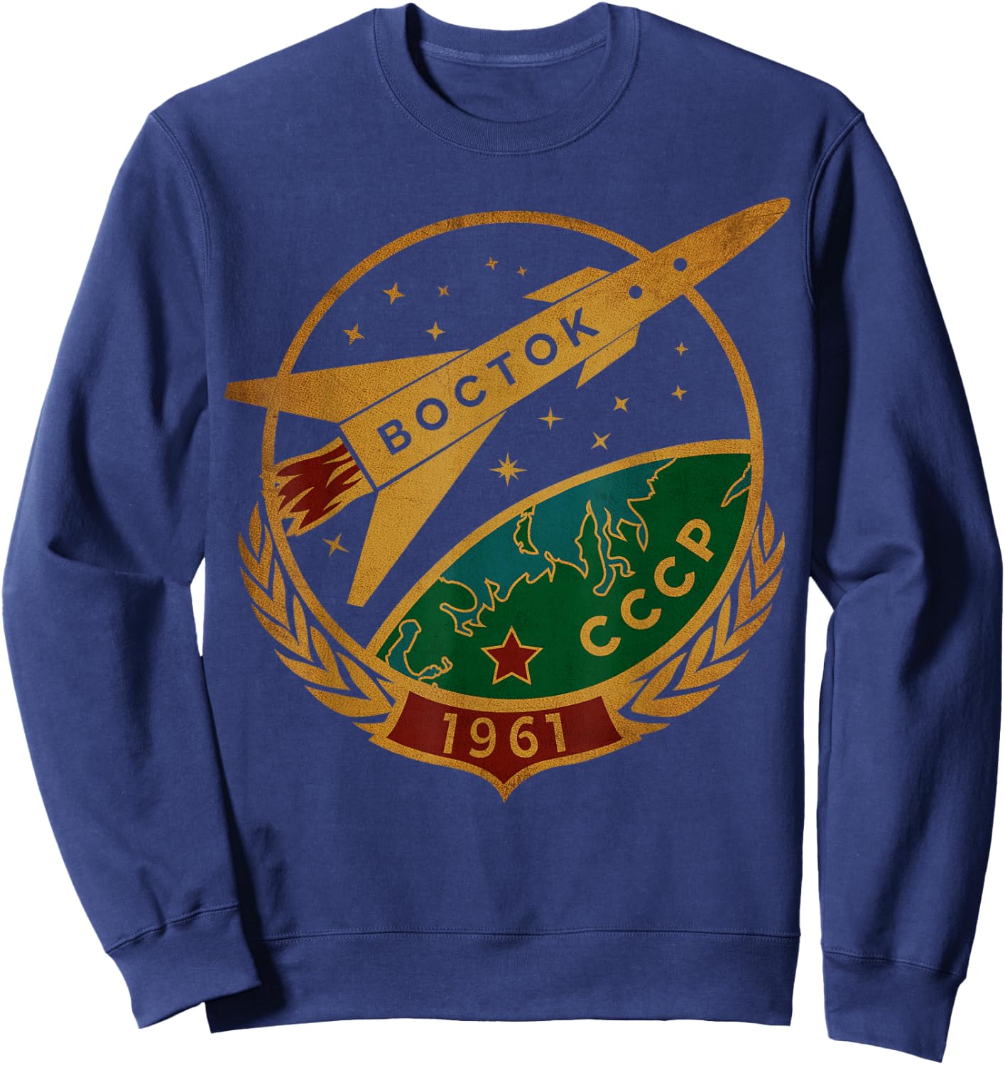 Check out my other Russia Vostok 1961 Gagarin USSR Russia Astronaut Sweatshirt - Sweatshirt | Navy