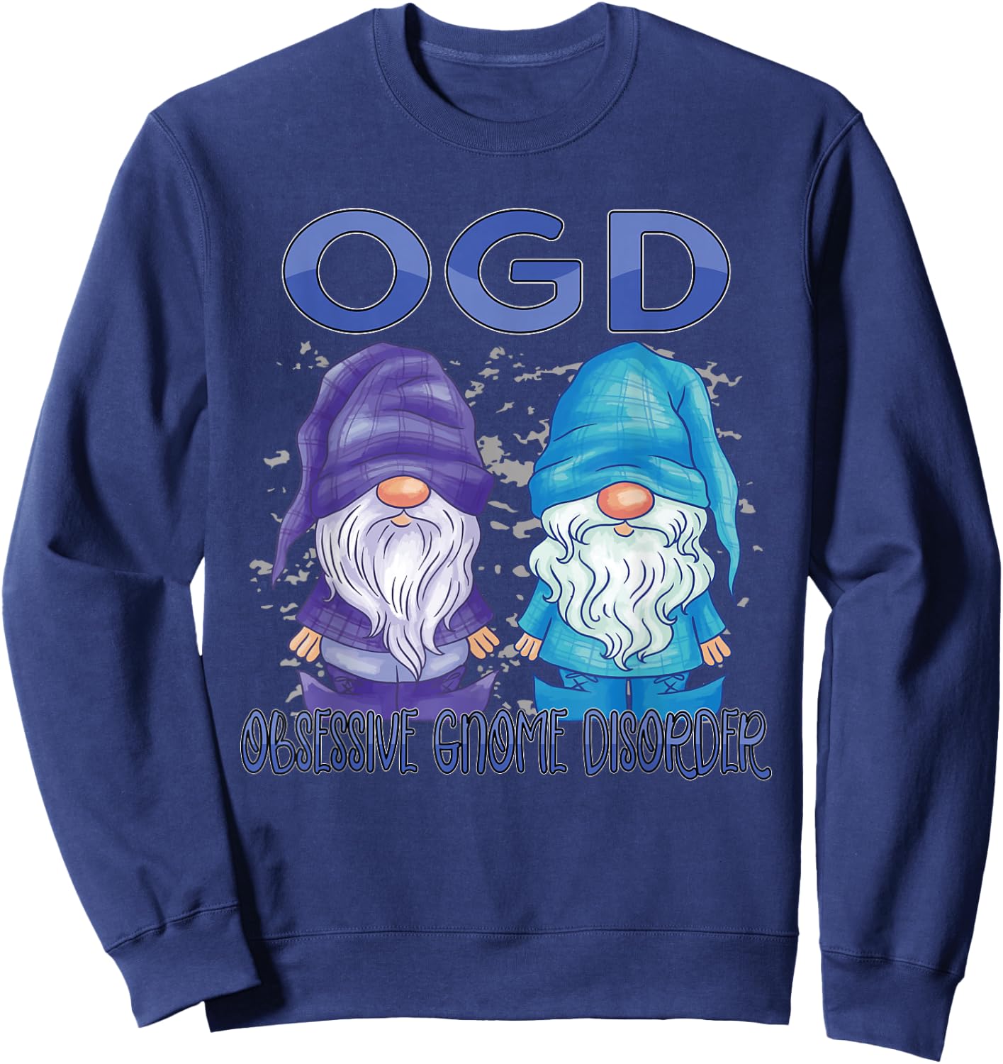 Garden Gnomes Gnome Lover Funny Gnome Gardening Small Sweatshirt - Sweatshirt | Navy