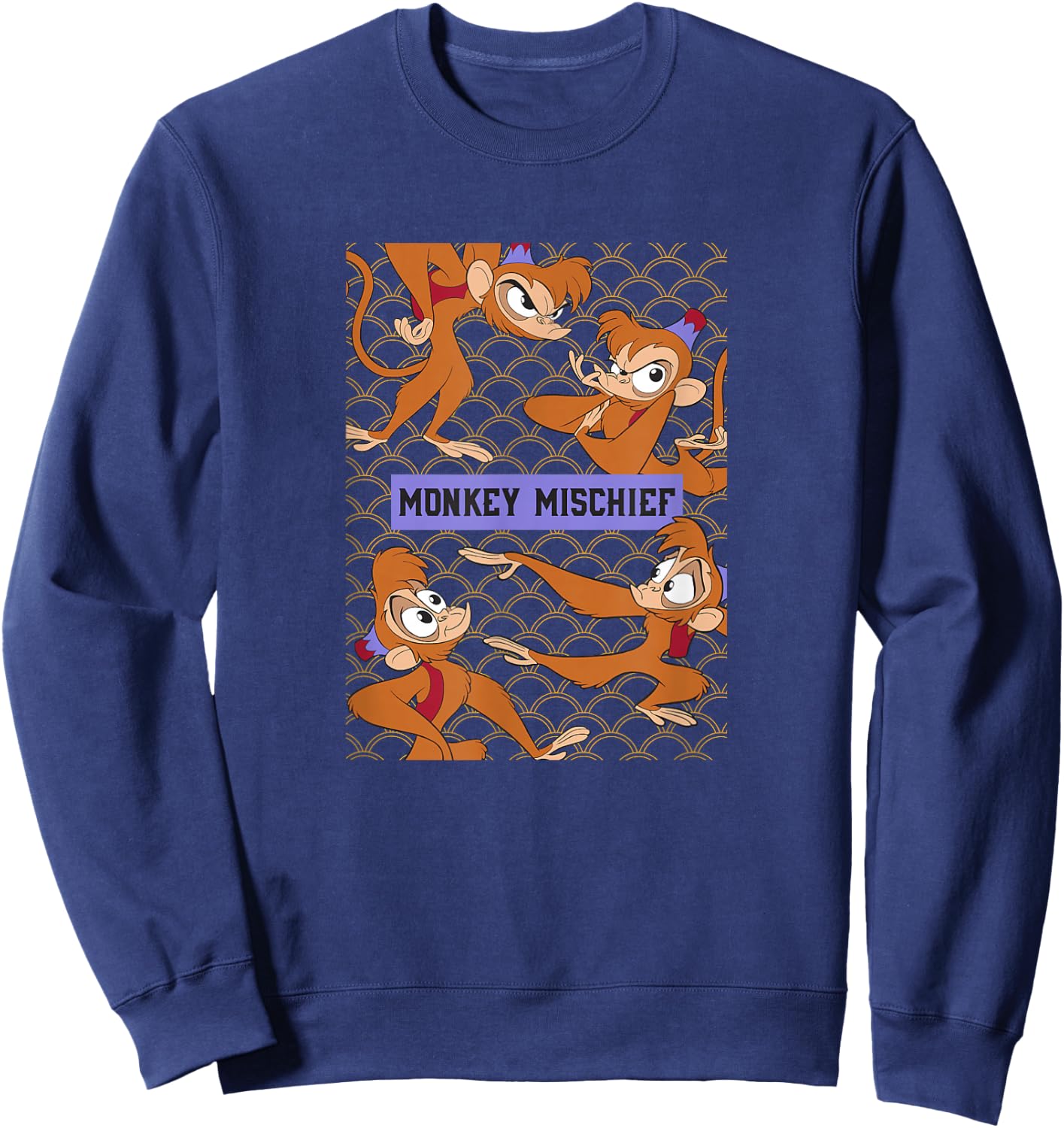 Disney Aladdin Abu Monkey Mischief Sweatshirt - Sweatshirt | Navy