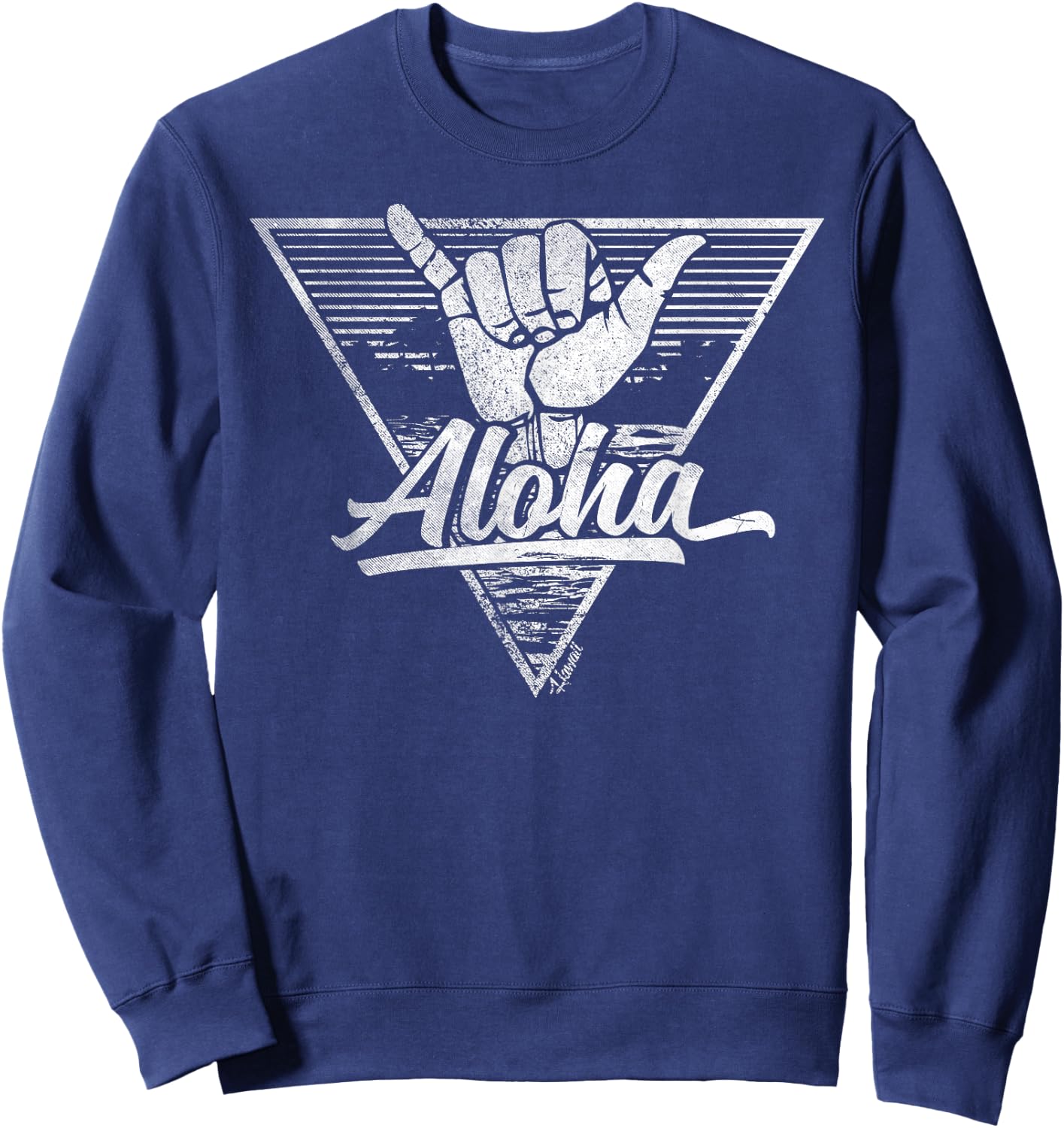 Aloha Shirt - Shaka T shirt Sweatshirt - Sweatshirt | Navy
