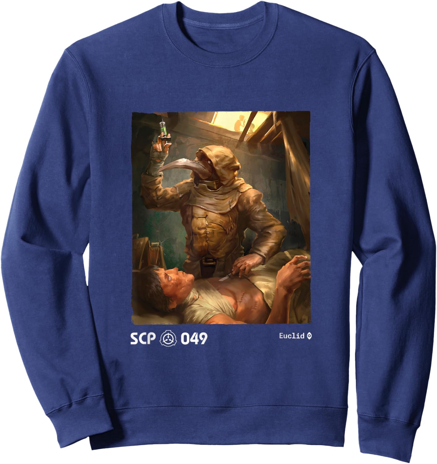 Scp-049 Sweatshirt - Sweatshirt | Navy