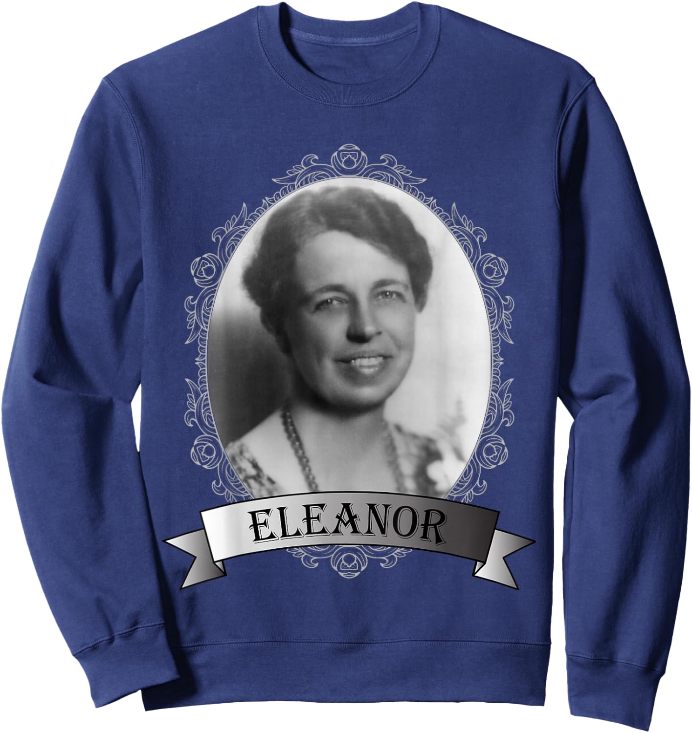 Eleanor Roosevelt Portrait Sweatshirt - Sweatshirt | Navy