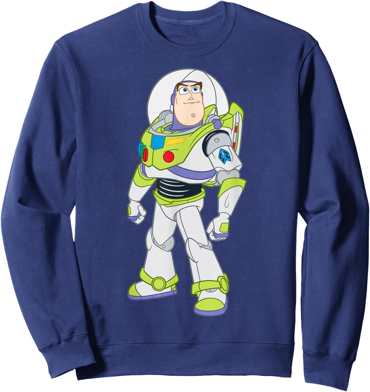 Disney Pixar Toy Story Buzz Lightyear Strong Pose Sweatshirt - Sweatshirt | Navy