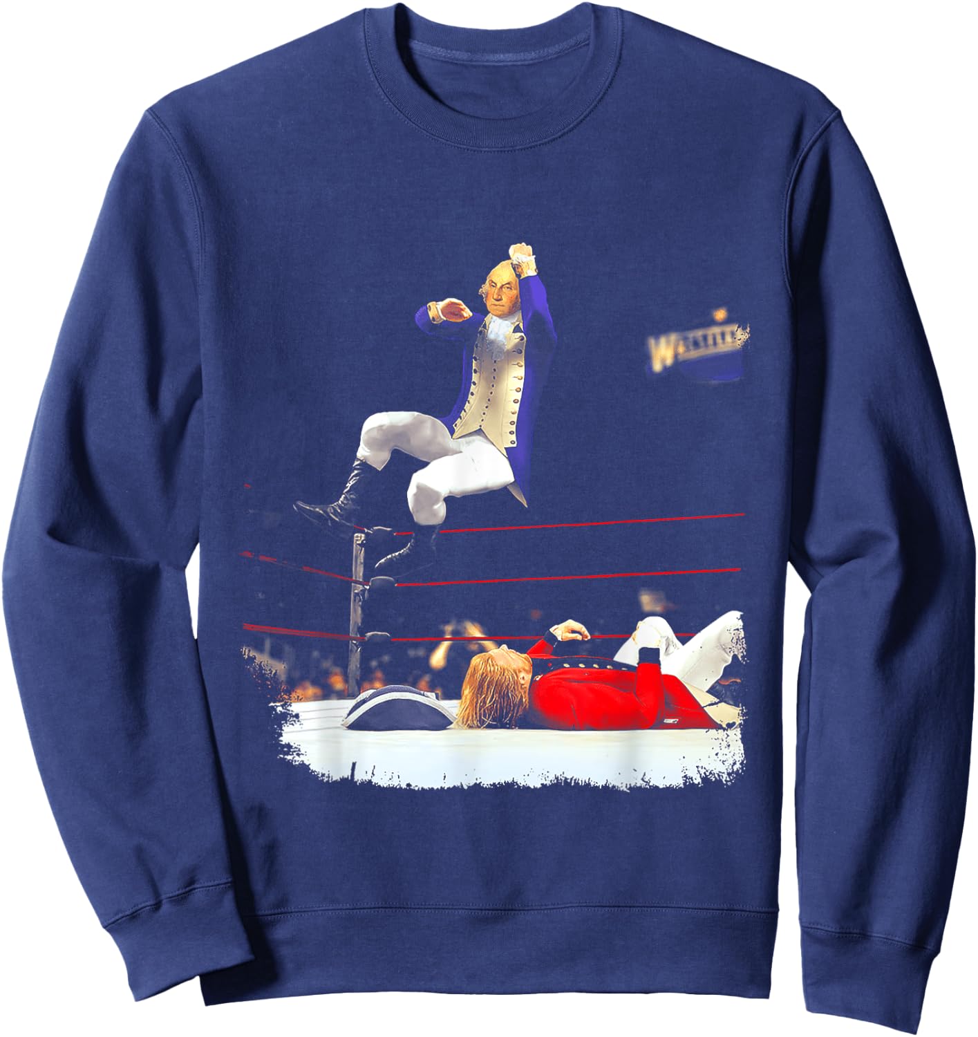 George Washington Wrestling Sweatshirt - Sweatshirt | Navy