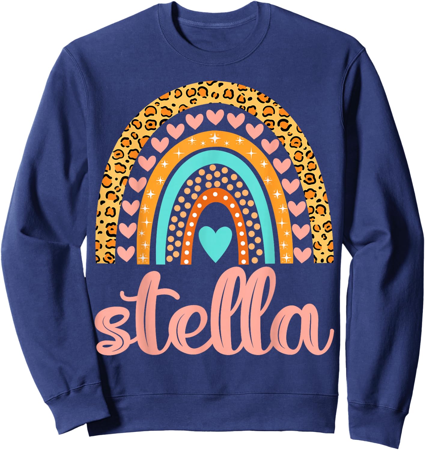 Stella Stella Name Birthday Shirt Gift Sweatshirt - Sweatshirt | Navy
