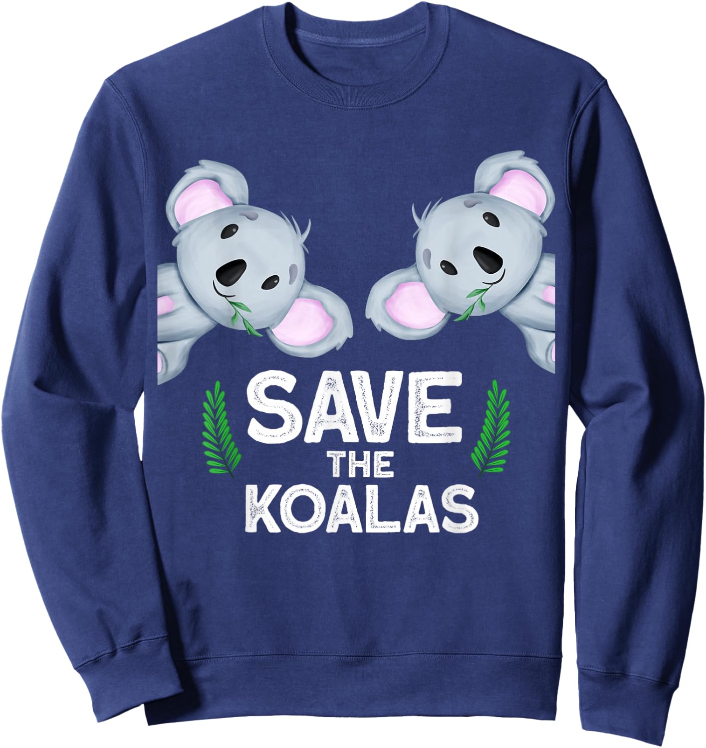 save the koalas Australia Nature Koala Sweatshirt - Sweatshirt | Navy