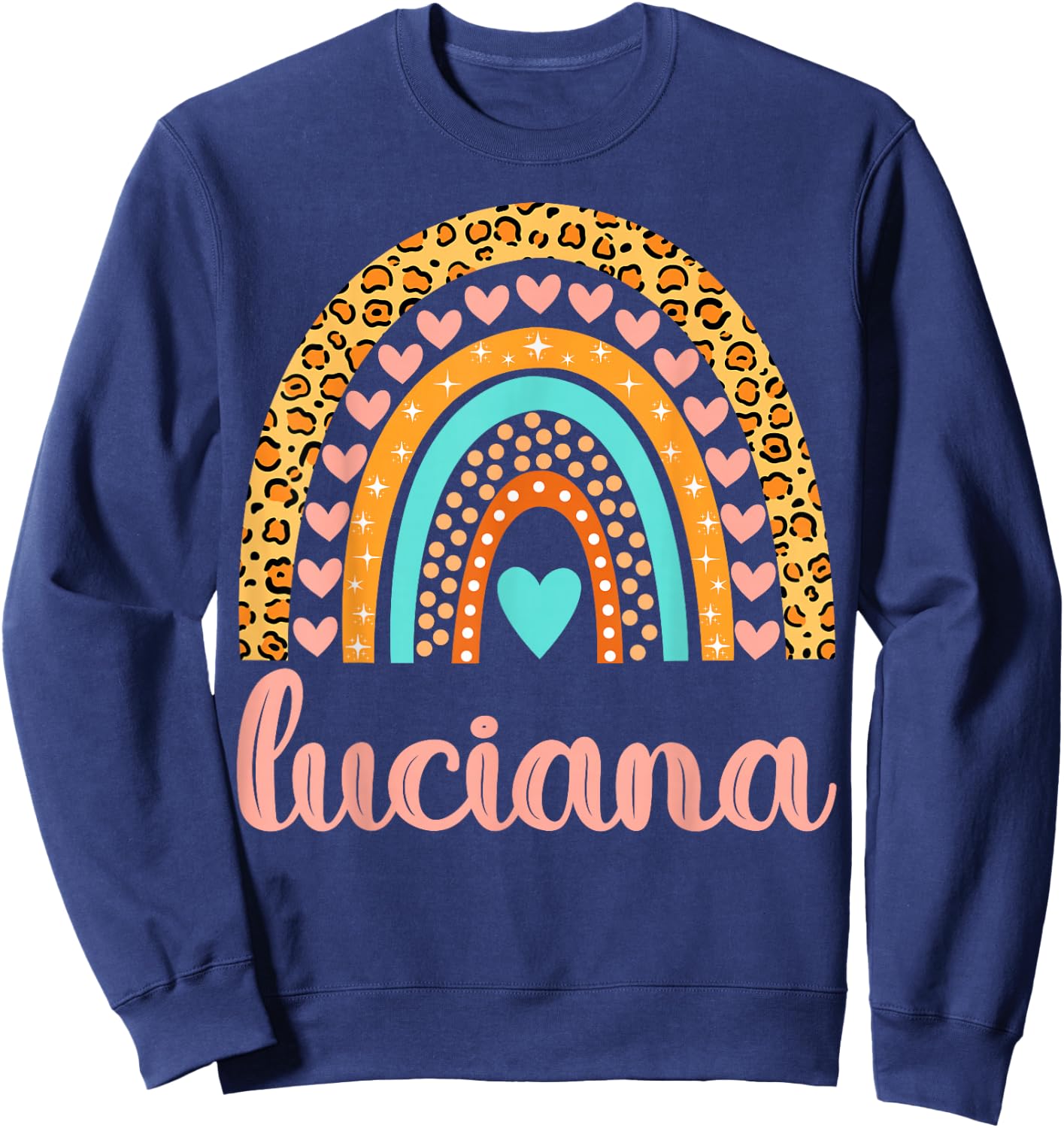 Luciana Luciana Name Birthday Shirt Gift Sweatshirt - Sweatshirt | Navy