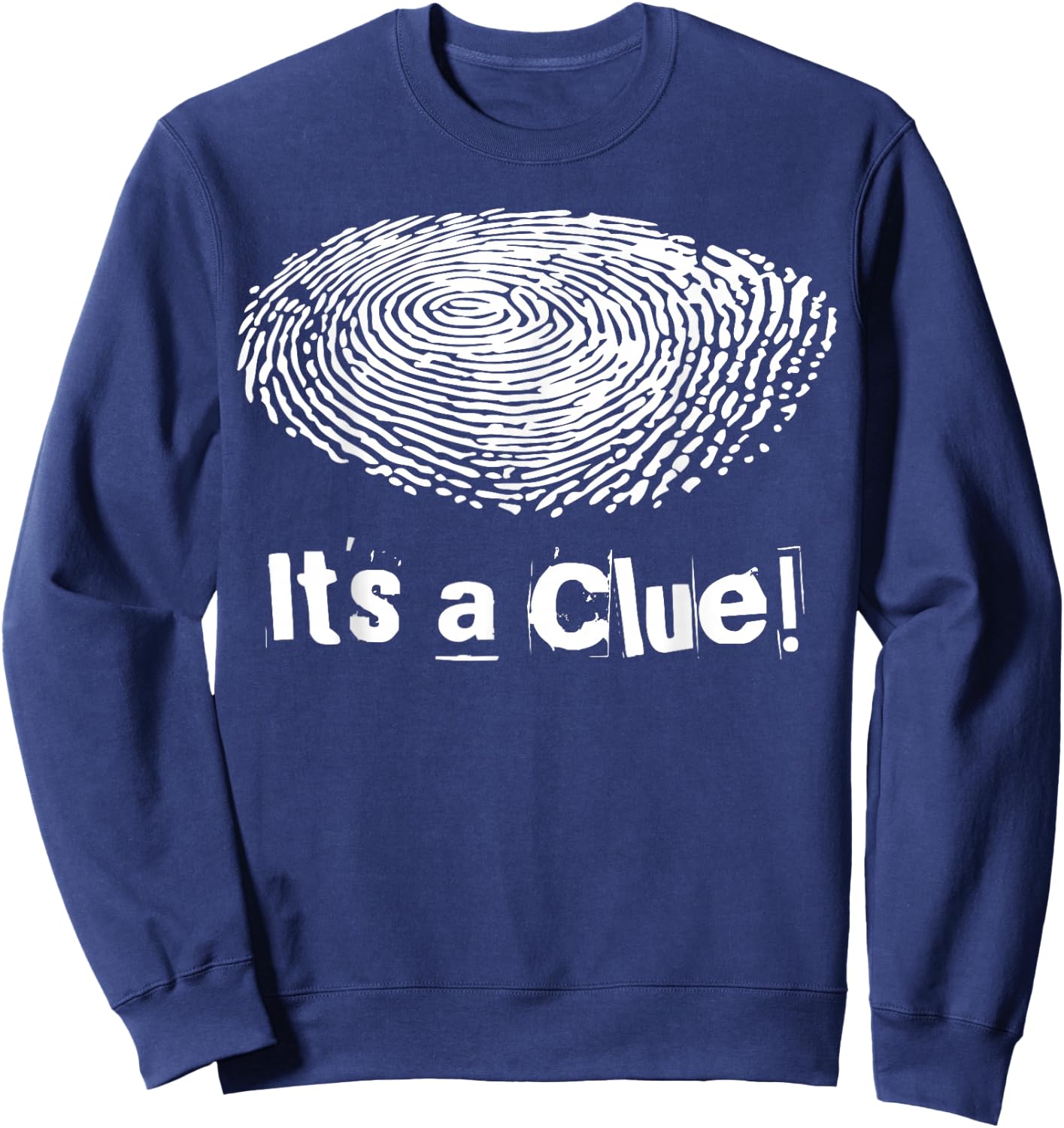 Detective Clue Private Investigator Operative Police Officer Sweatshirt - Sweatshirt | Navy