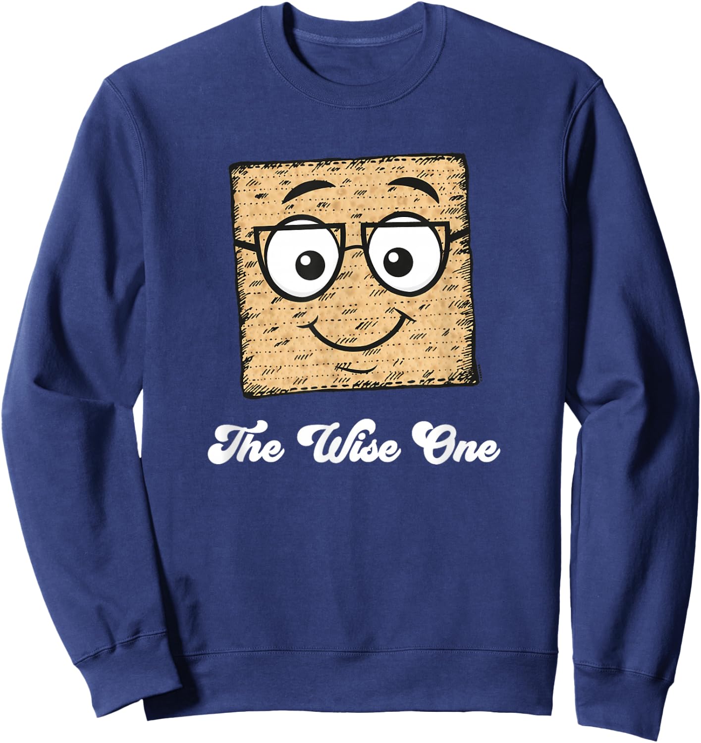 The Wise One Funny Passover Seder Sweatshirt - Sweatshirt | Navy