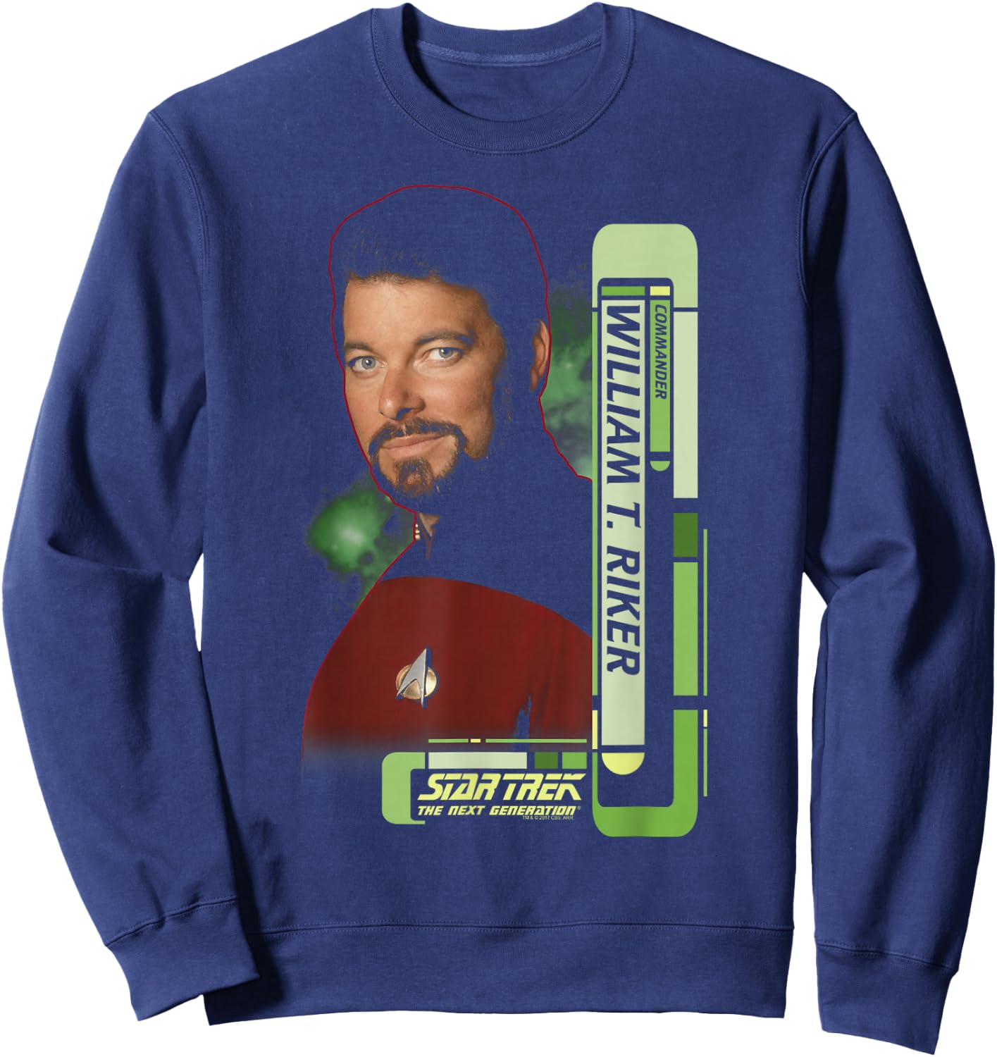 Star Trek Riker Sweatshirt - Sweatshirt | Navy