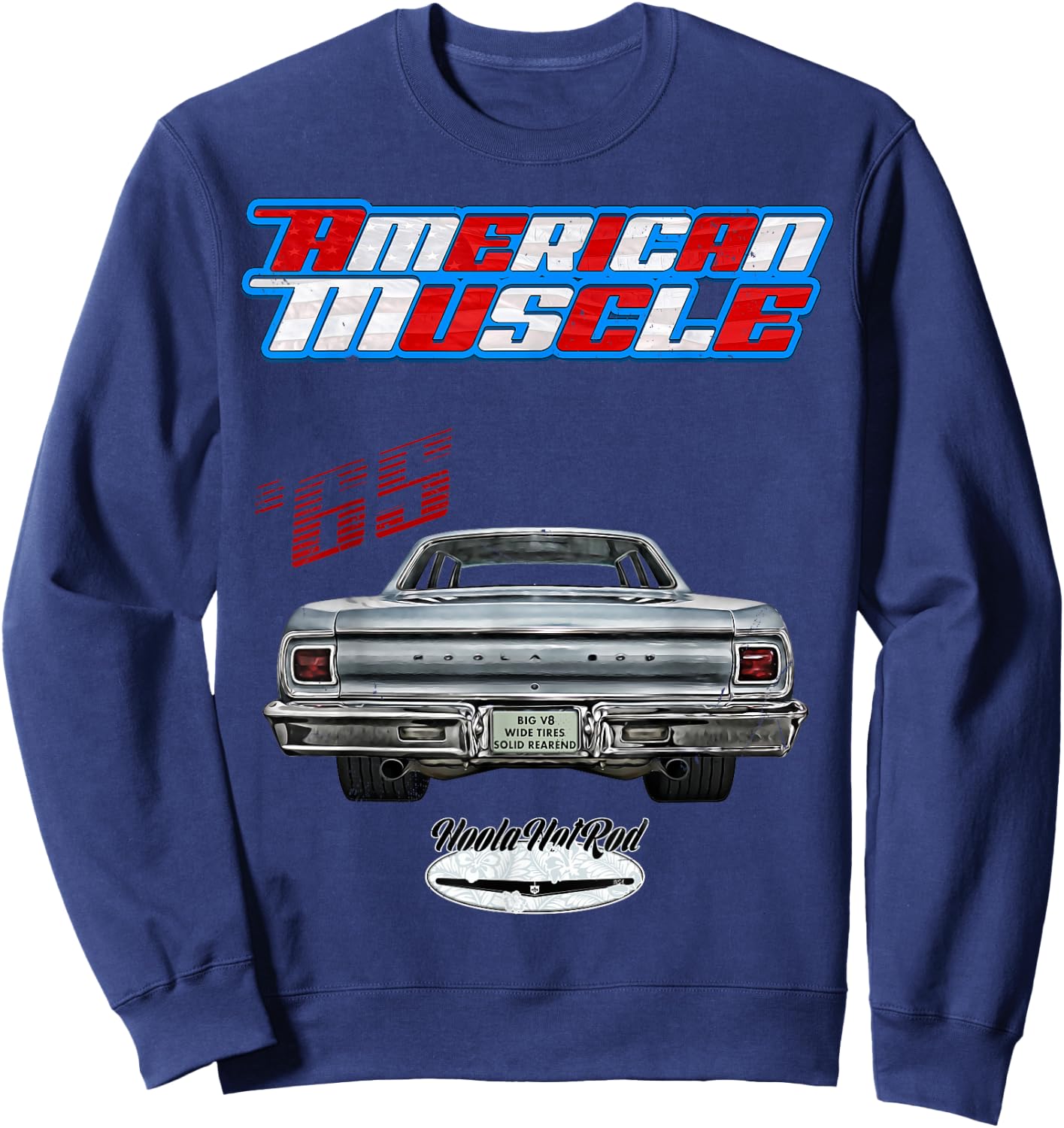 1965 Chevelle,Muscle Car,SS454,SS427,SS396,Hotrod,drag race Sweatshirt - Sweatshirt | Navy