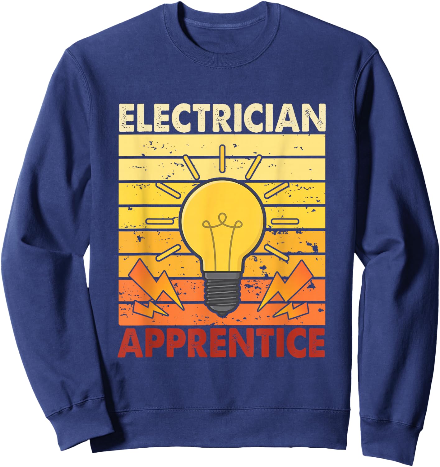 Electricians apprentice in training Sweatshirt - Sweatshirt | Navy