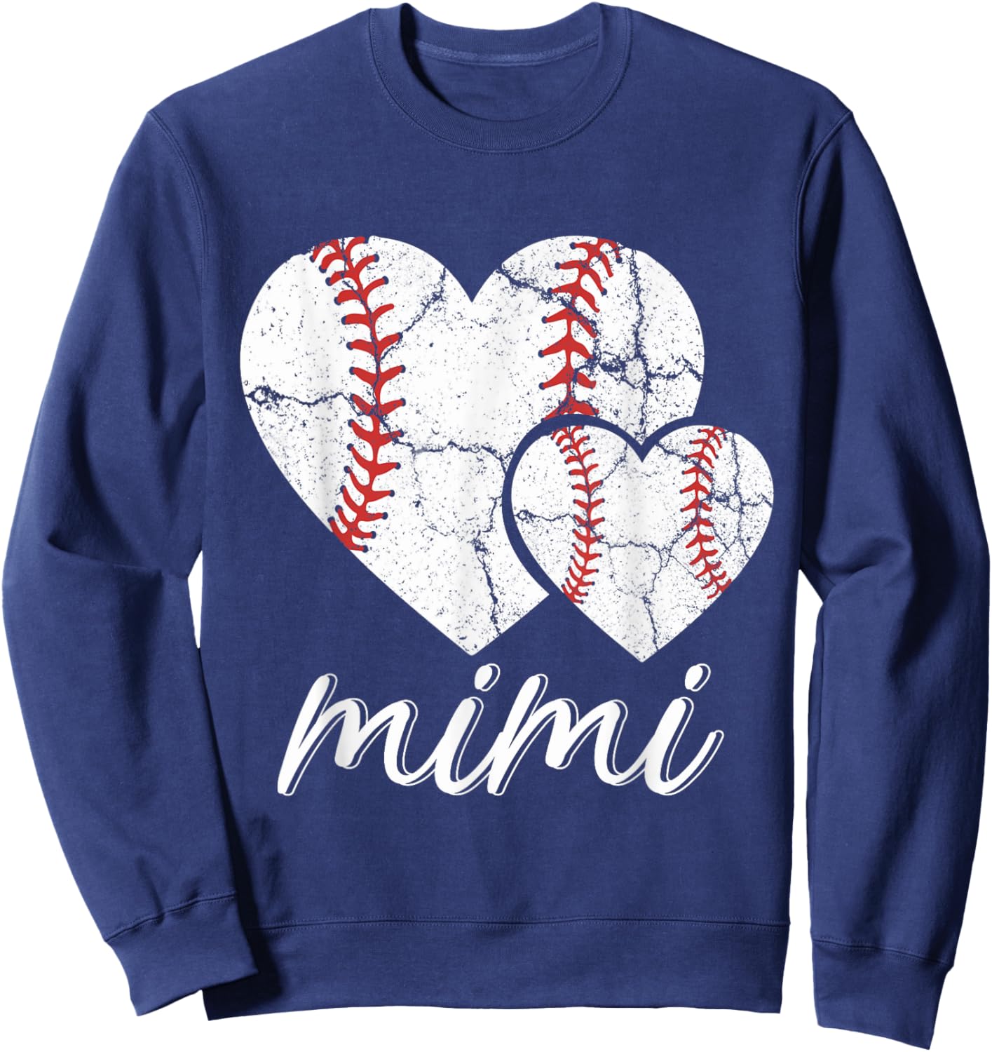 Baseball Mimi Mother's Day Baseball Gift Sweatshirt - Sweatshirt | Navy