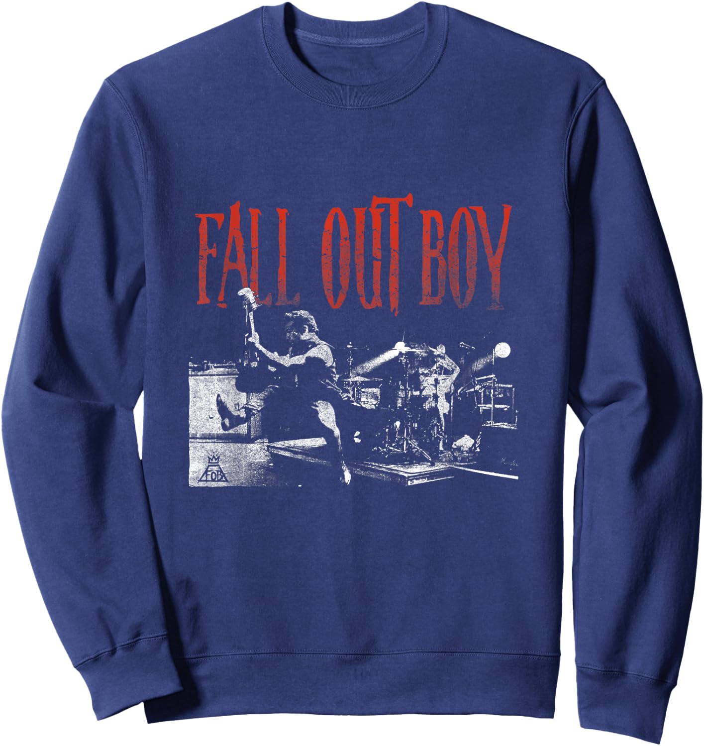 Fall Out Boy - Live Photo Sweatshirt - Sweatshirt | Navy