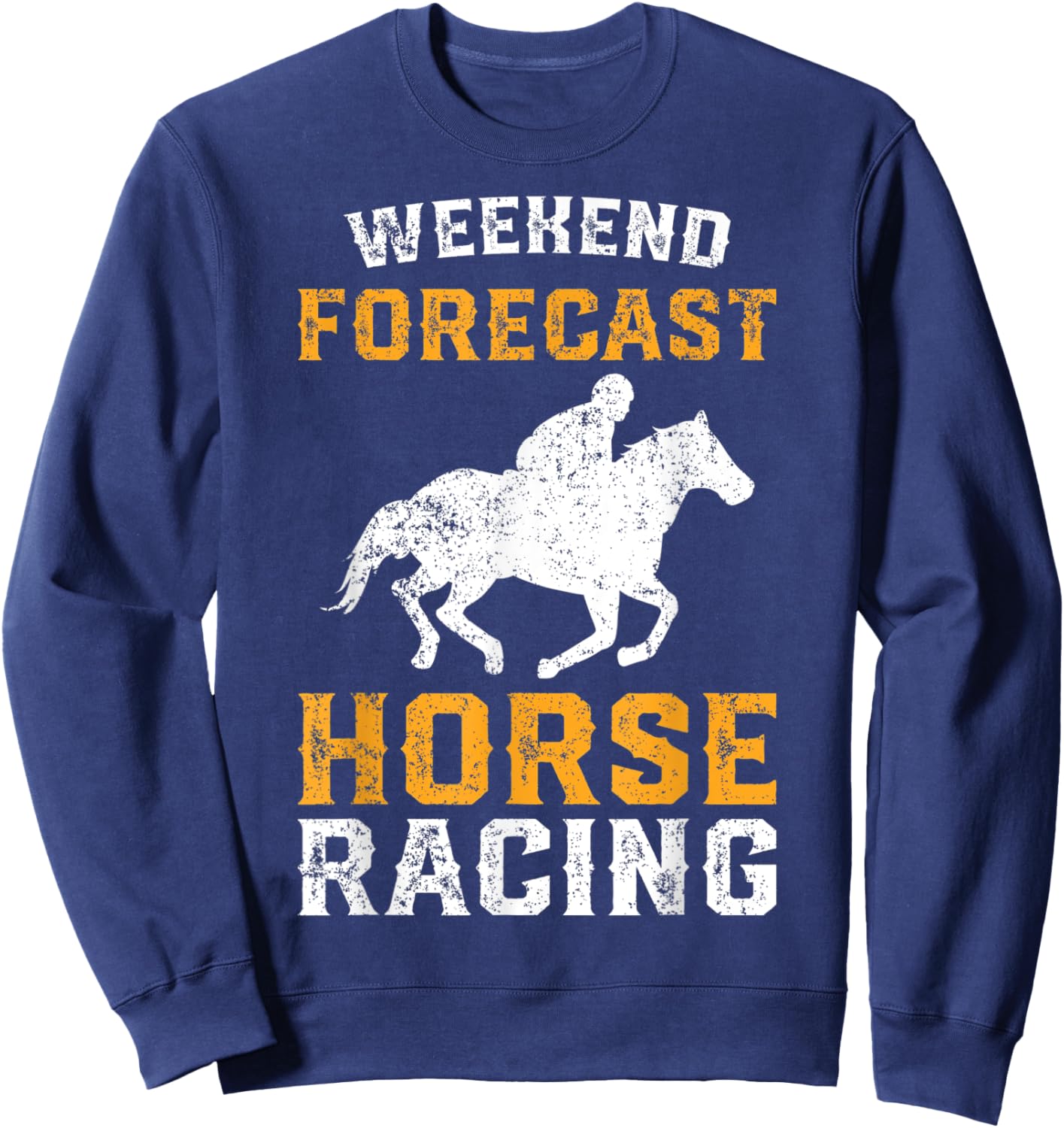 Horse Racing Sweatshirt - Sweatshirt | Navy