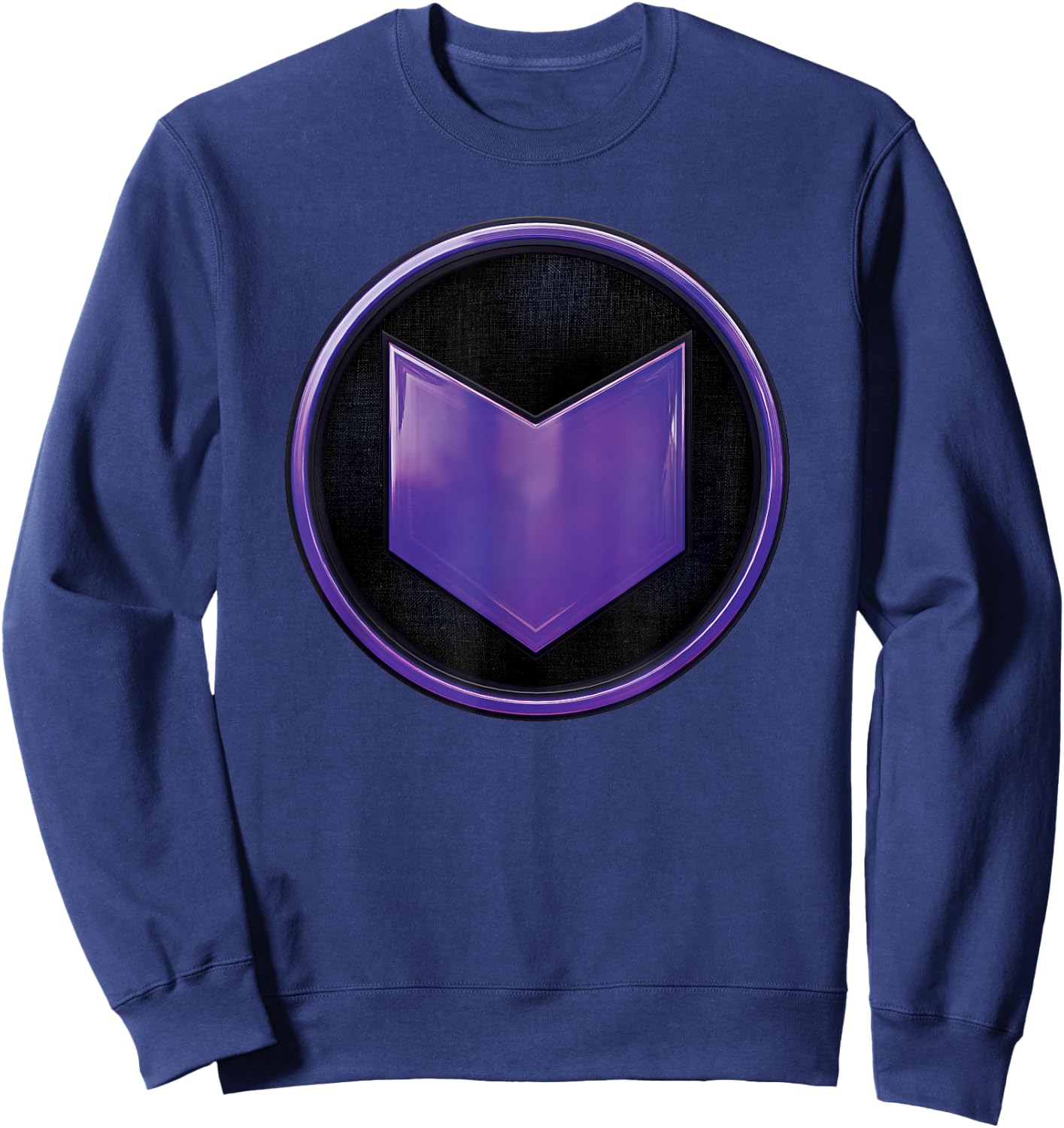 Marvel Hawkeye Purple Arrow Logo Sweatshirt - Sweatshirt | Navy