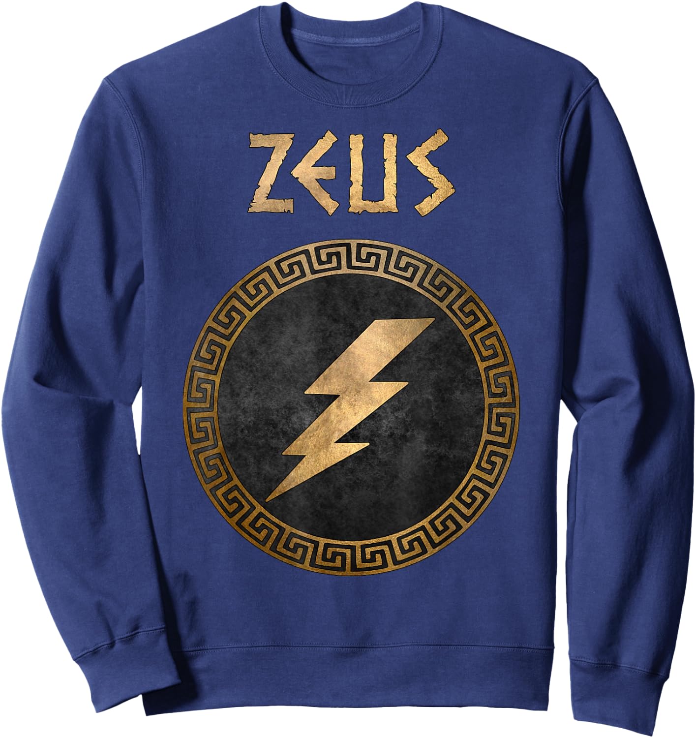 Zeus Ancient Greek God King of the Gods Sweatshirt - Sweatshirt | Navy