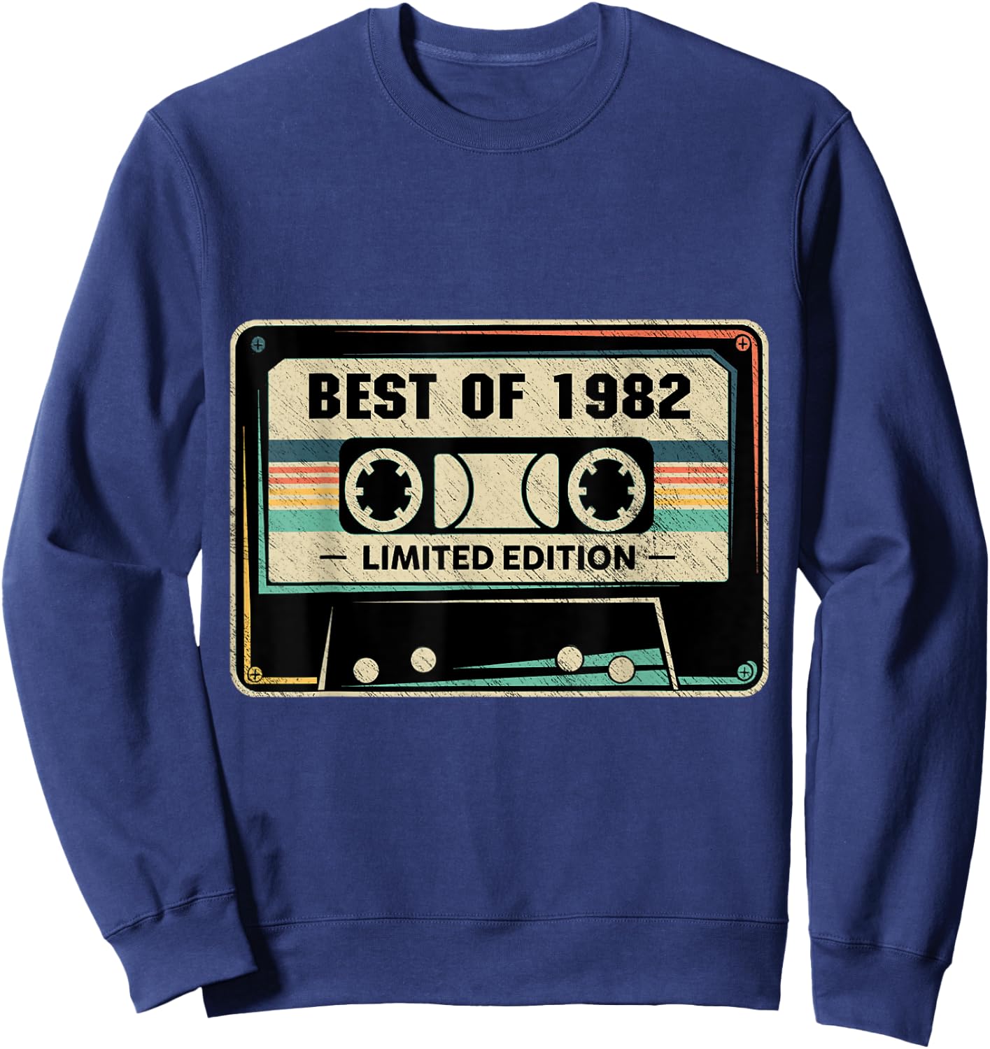 1982 Birthday And Sweatshirt - Sweatshirt | Navy