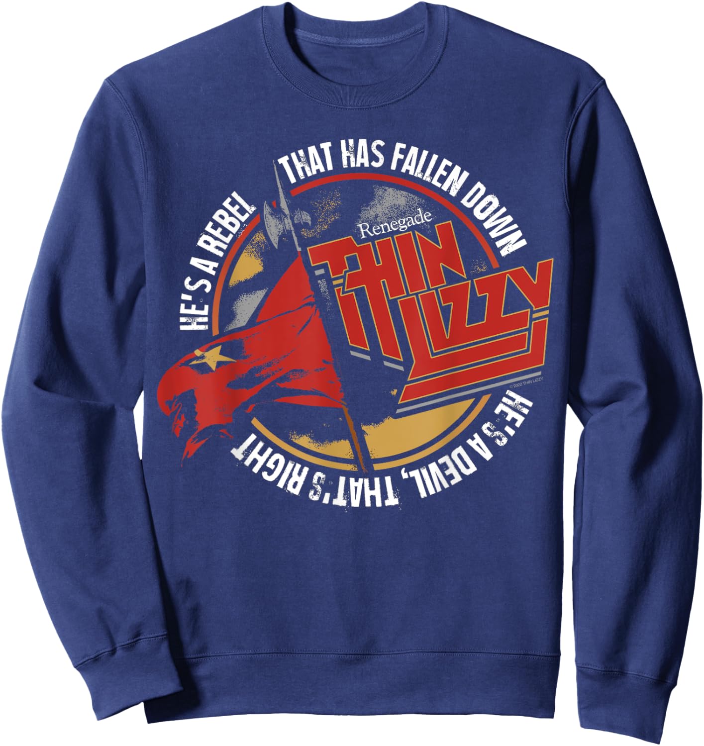 Thin Lizzy – Renegade Sweatshirt - Sweatshirt | Navy