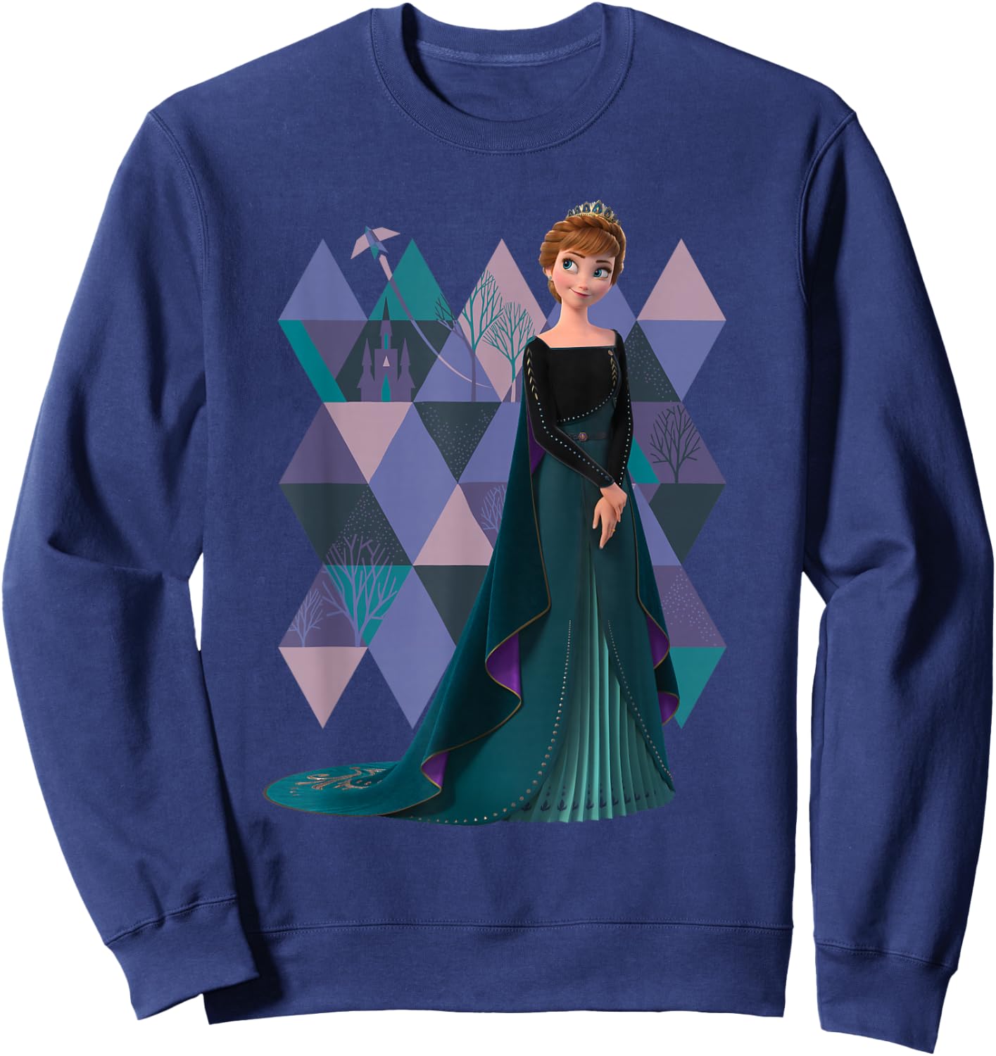 Disney Frozen 2 Queen Anna of Arendelle Sweatshirt - Sweatshirt | Navy