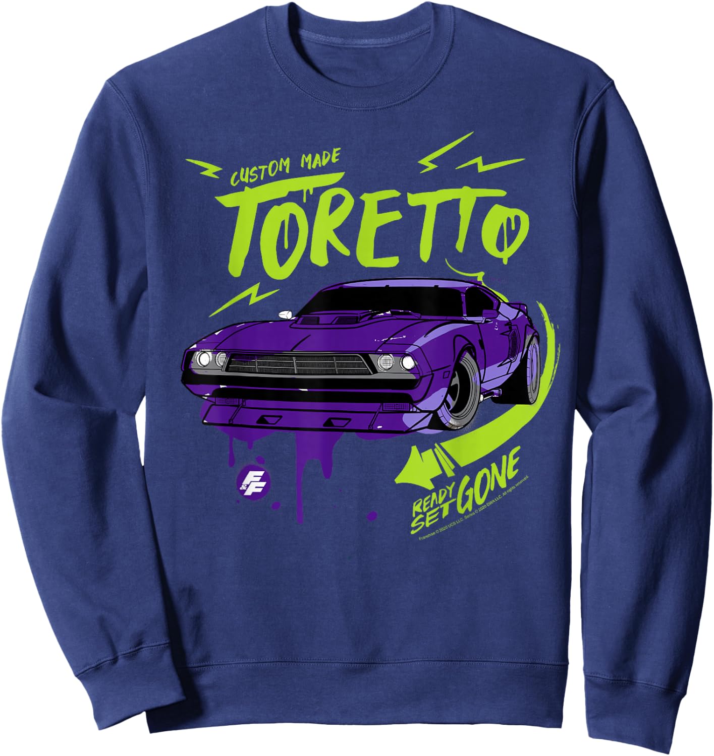 Fast & Furious: Spy Racers Toretto Ready Set Gone Sweatshirt - Sweatshirt | Navy