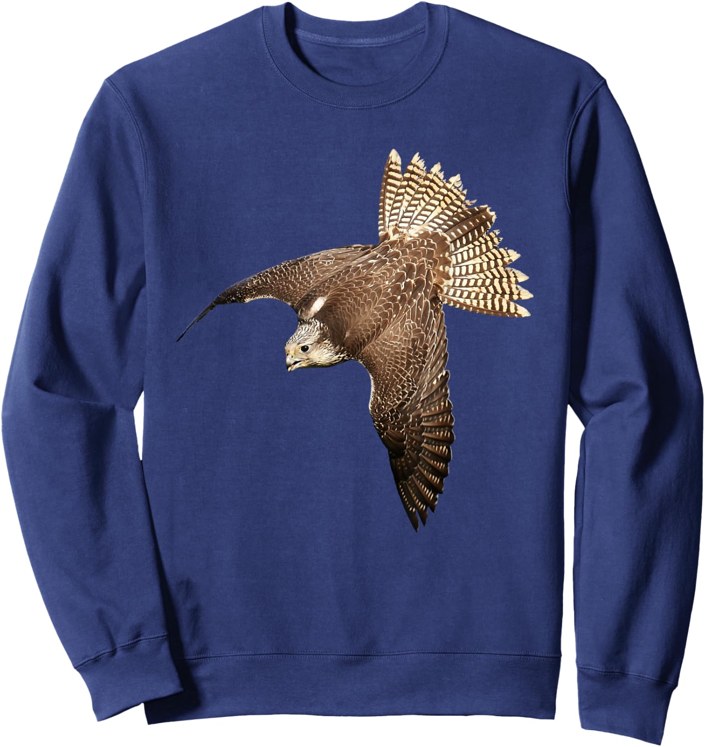 Beautiful Falcon Raptor Flight Bird of Prey for Falconer Sweatshirt - Sweatshirt | Navy