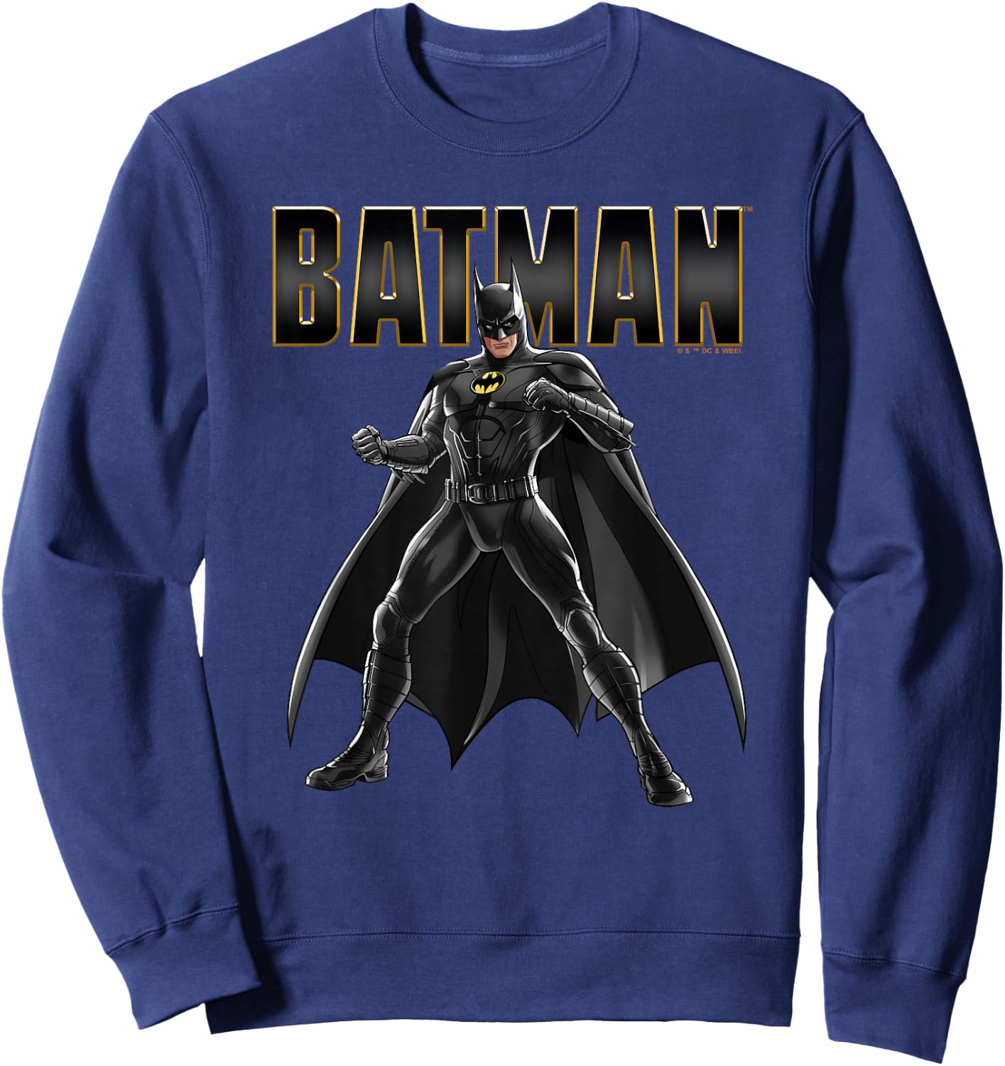 The Flash Movie Batman Fight Sweatshirt - Sweatshirt | Navy