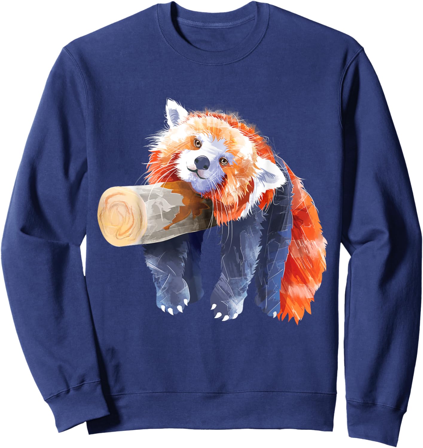 Red Panda Shirt Men Women Red Panda Lover Graphic Red Panda Sweatshirt - Sweatshirt | Navy