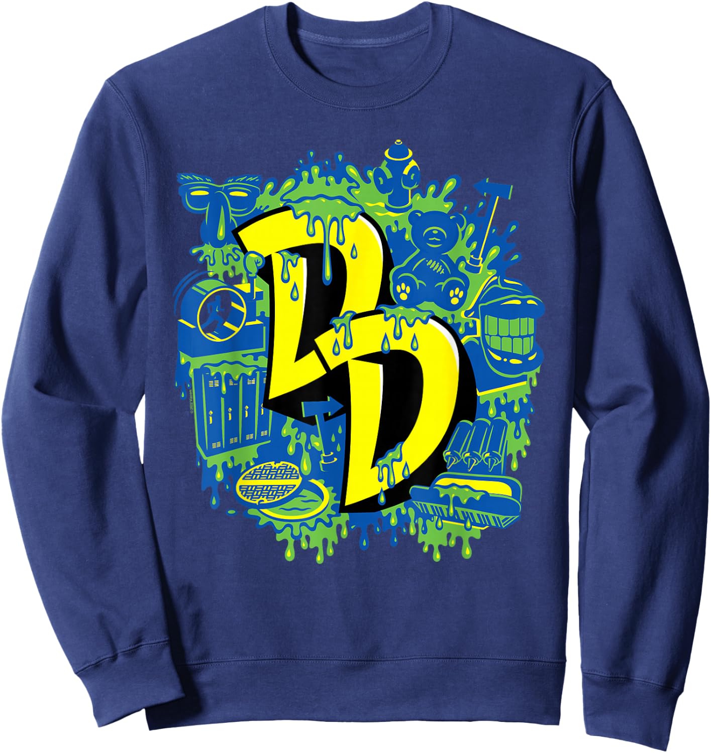 Double Dare DD Graffiti Sweatshirt - Sweatshirt | Navy