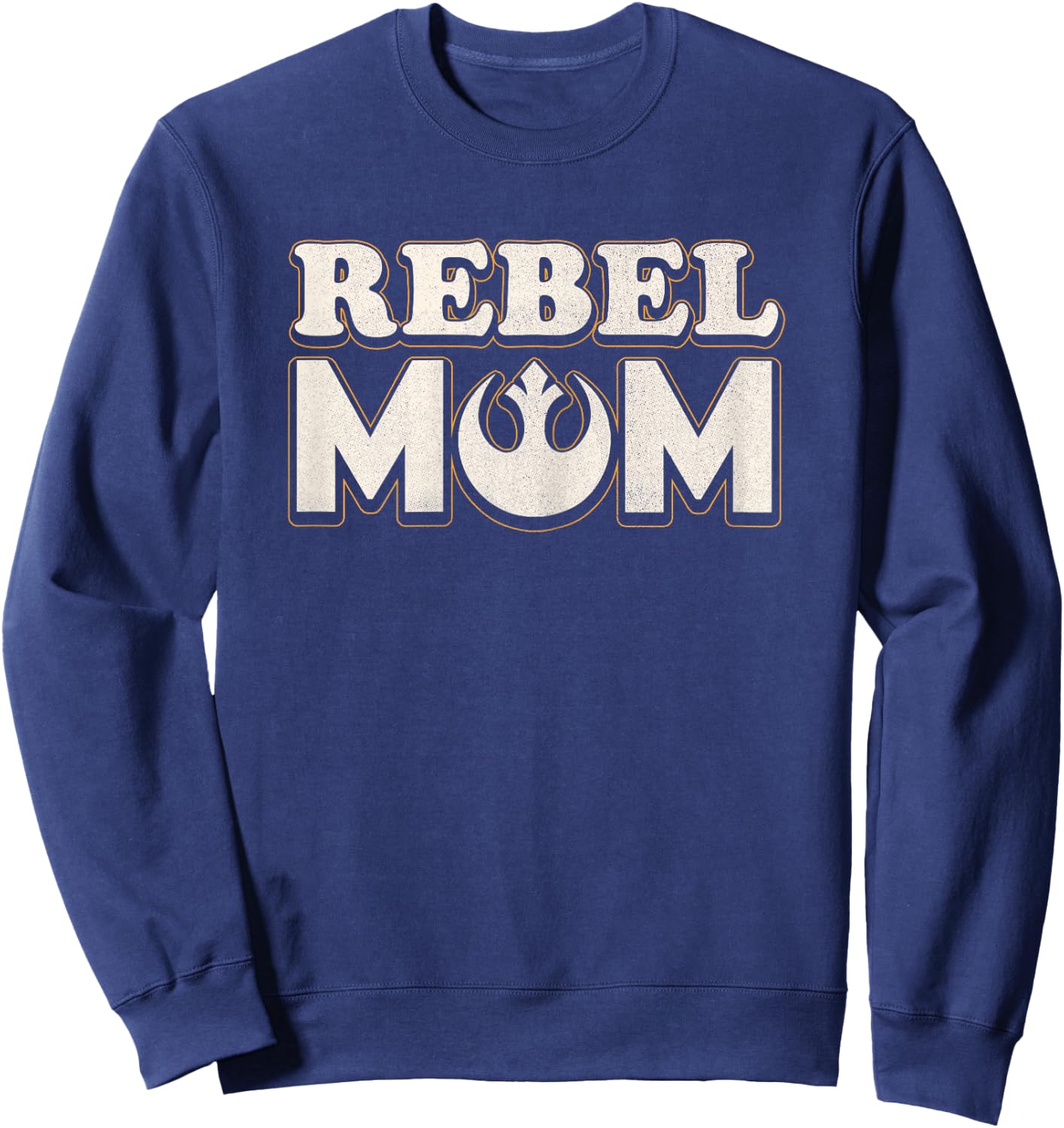 Star Wars Mother's Day Rebel Mom Vintage Logo Sweatshirt - Sweatshirt | Navy