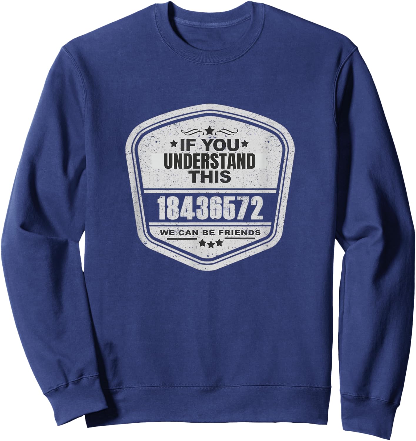 18436572 Awesome V8 Firing Order Car Enthusiast Gift Sweatshirt - Sweatshirt | Navy