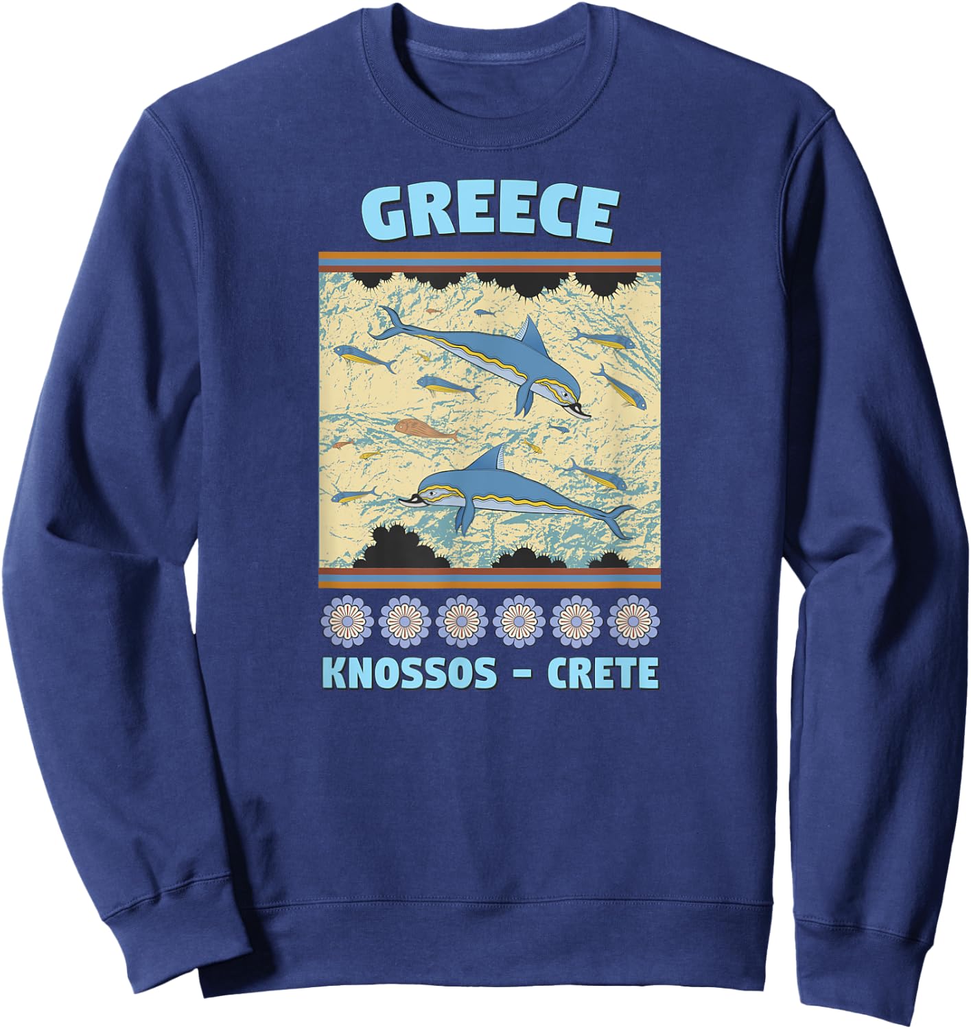 Greece - Knossos - Crete Sweatshirt - Sweatshirt | Navy