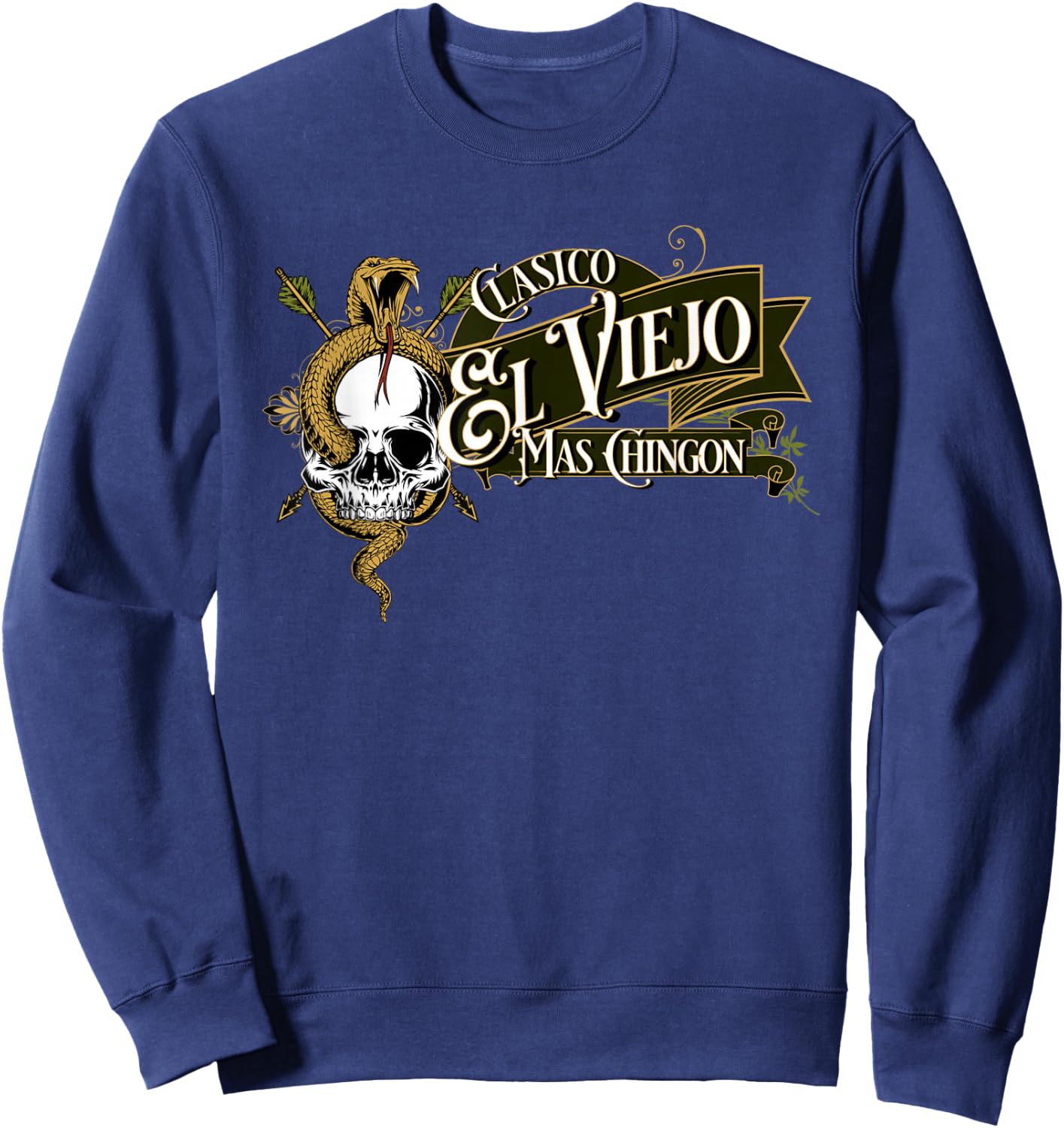 El Viejo Clasico Mas Chinon Sweatshirt - Sweatshirt | Navy