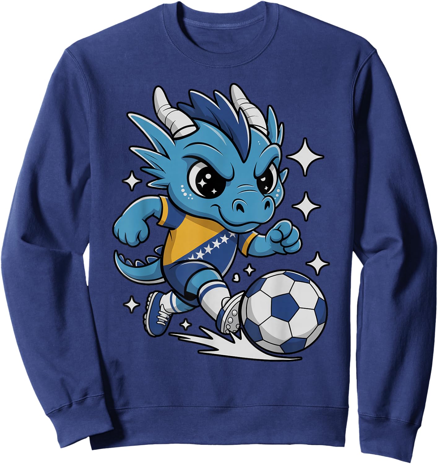 Classic Bosnia Herzegovina Hajmo Bosno Country Vacay Cheer Sweatshirt - Sweatshirt | Navy