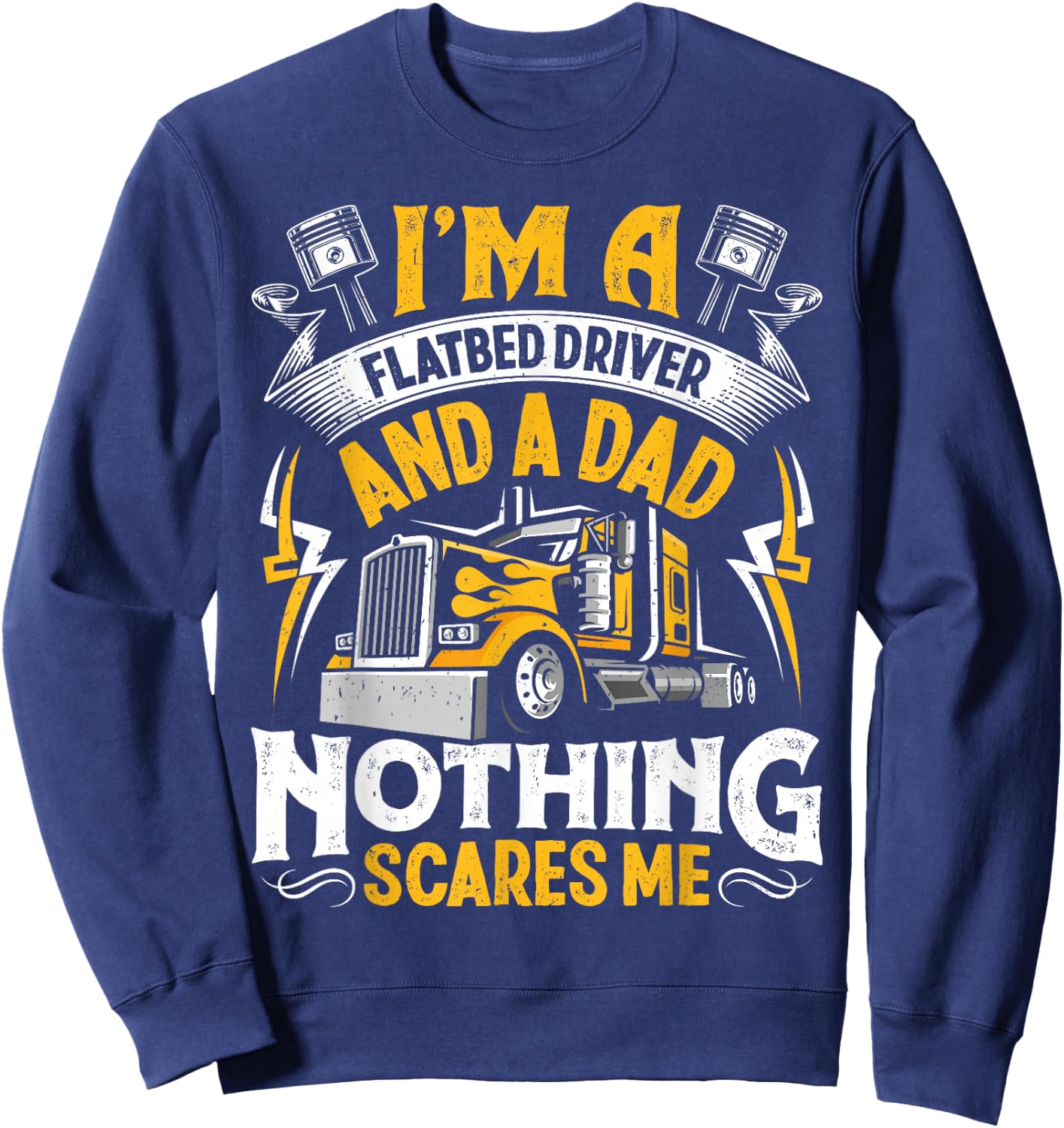 Flatbed Truck Sweatshirt - Sweatshirt | Navy