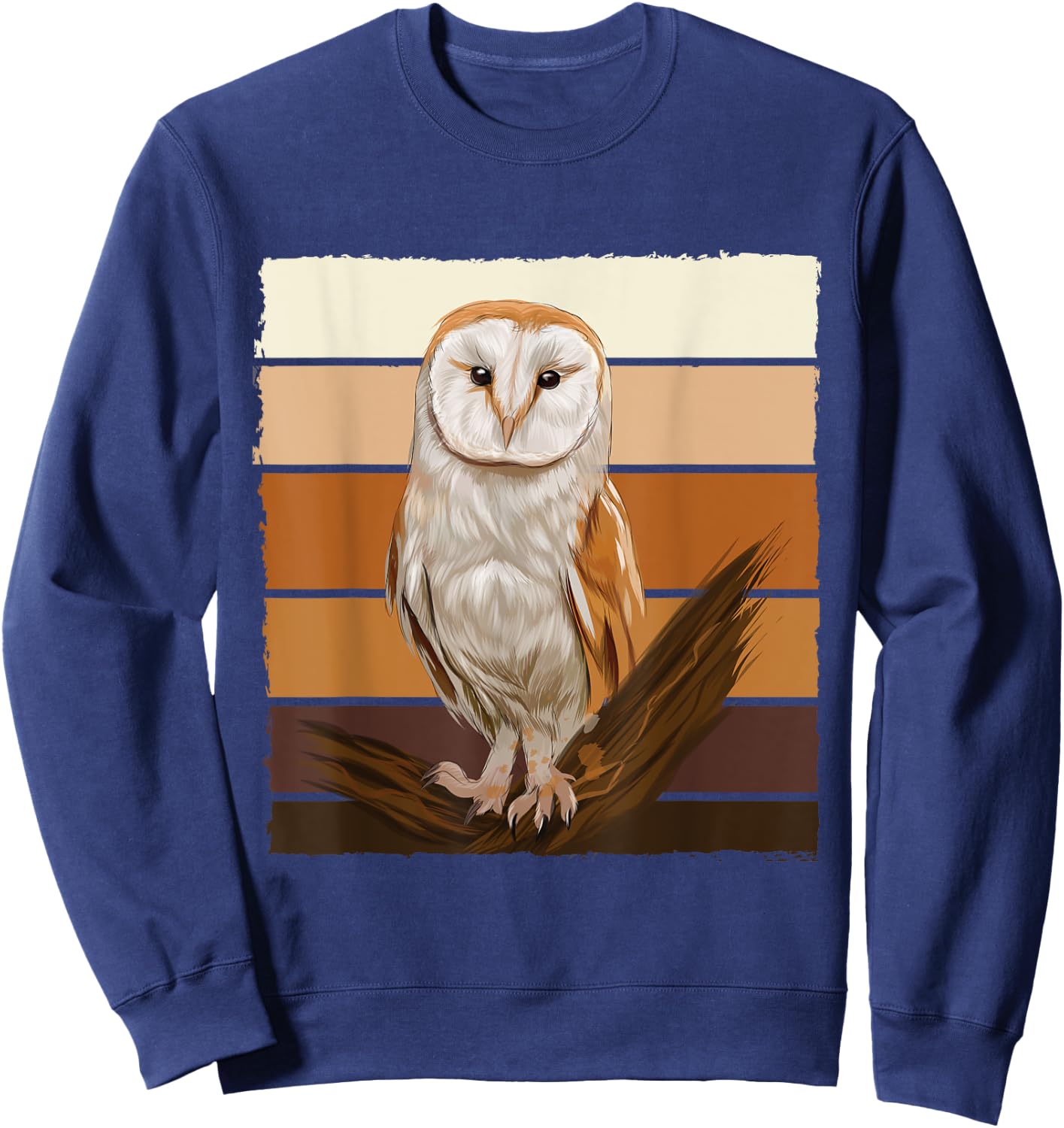 Vintage Barn Owl Sweatshirt - Sweatshirt | Navy