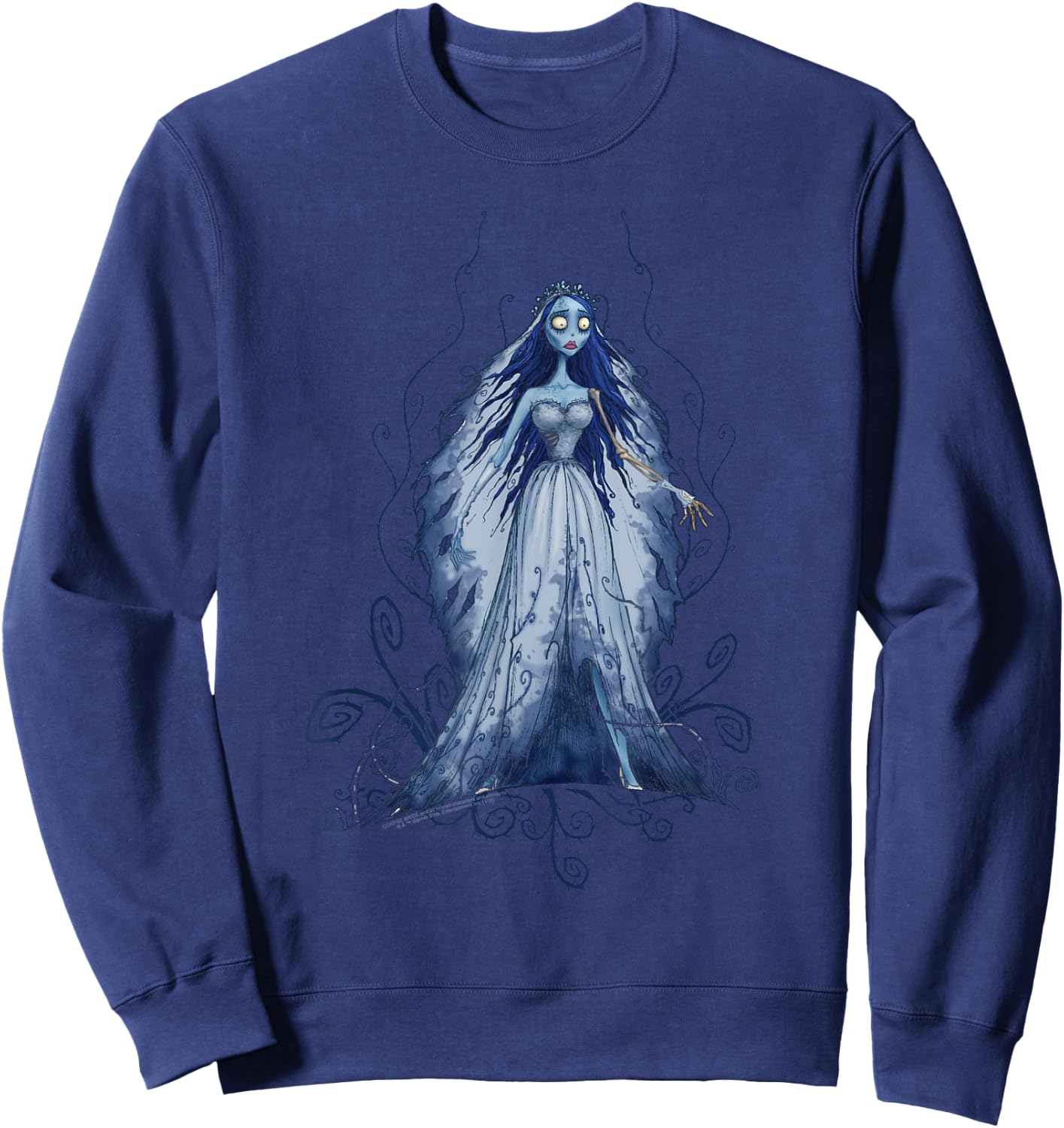 Corpse Bride Vines Sweatshirt - Sweatshirt | Navy