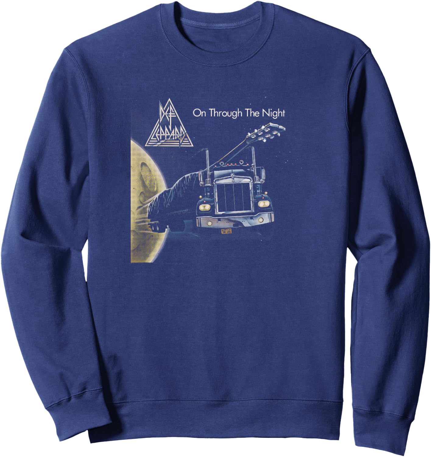 Def Leppard - On Through The Night Album Sweatshirt - Sweatshirt | Navy