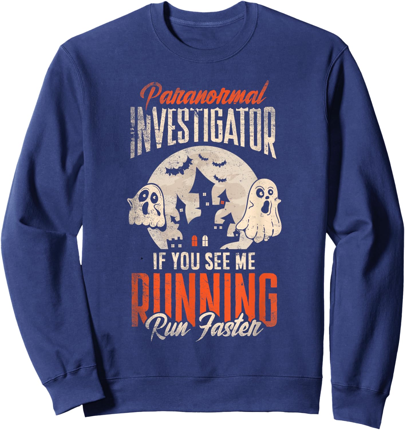 Ghost Hunting Paranormal Investigator Sweatshirt - Sweatshirt | Navy