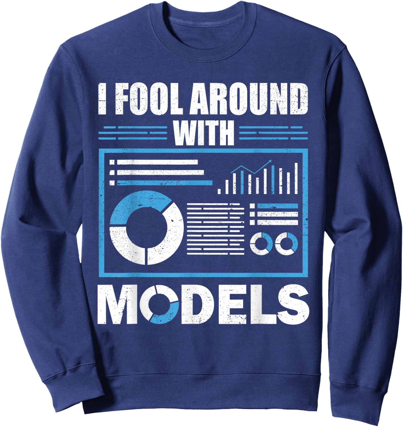 Funny Data Analyst Sweatshirt - Sweatshirt | Navy