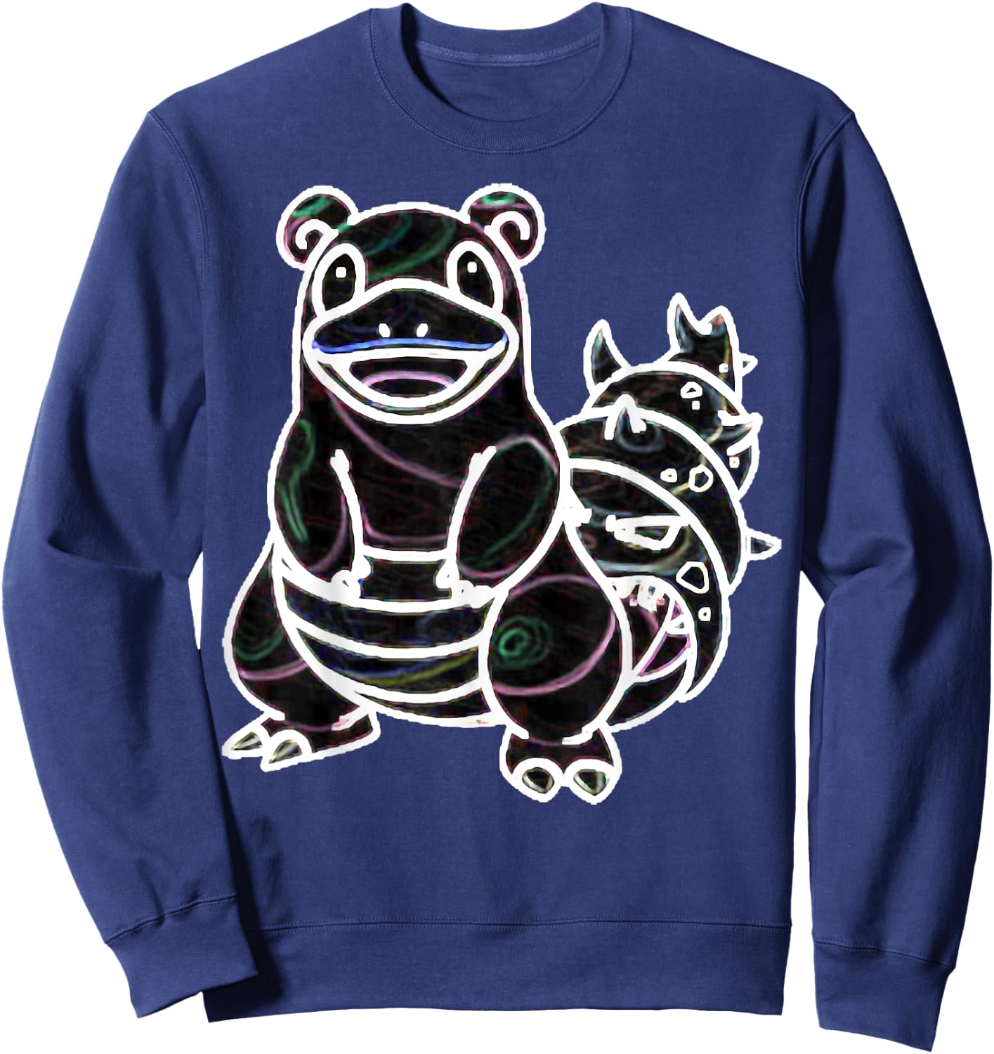 Slowbros Funny Animal Sweatshirt - Sweatshirt | Navy